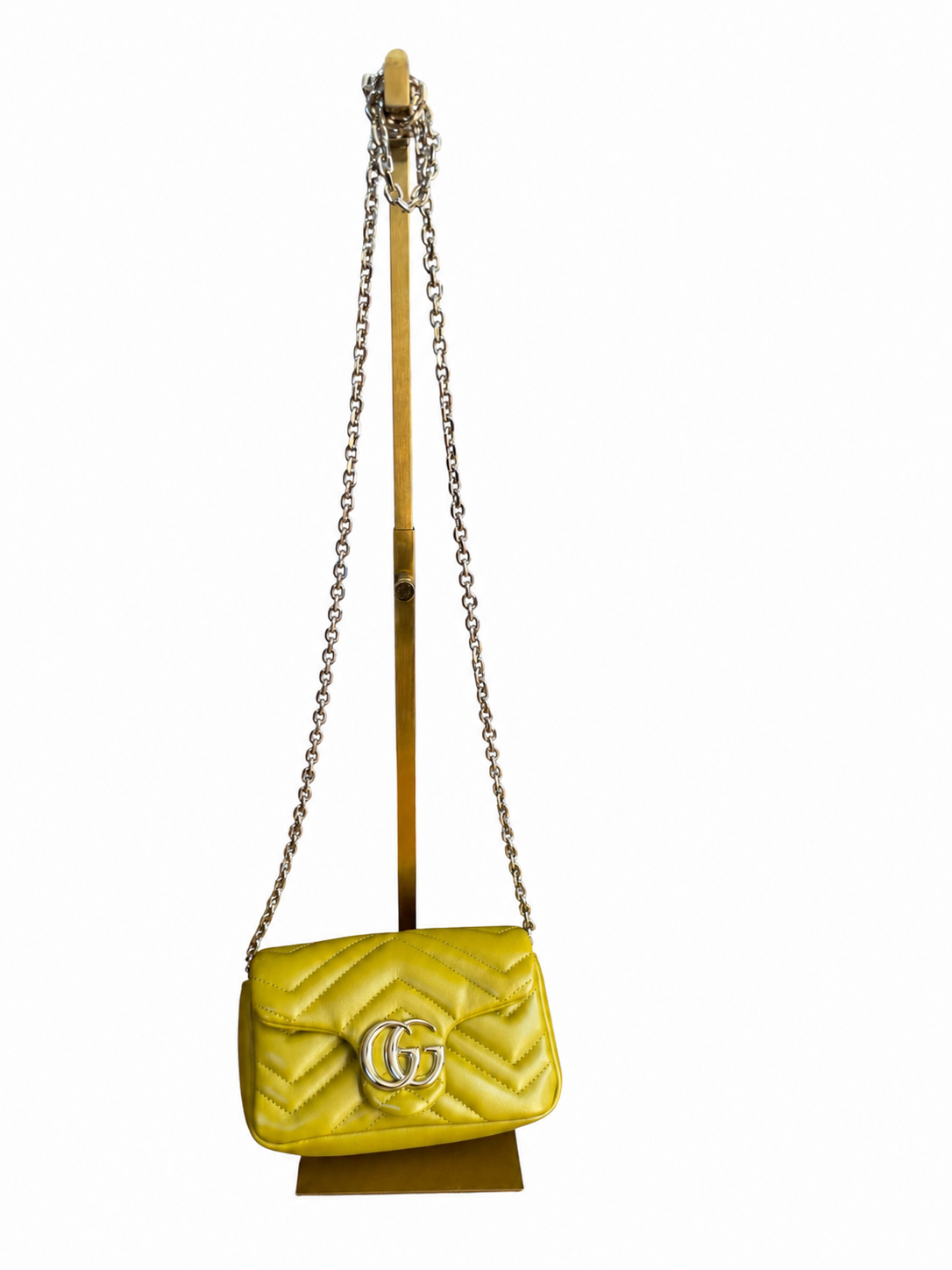 Brand new Gucci super mini Marmont bag in yellow