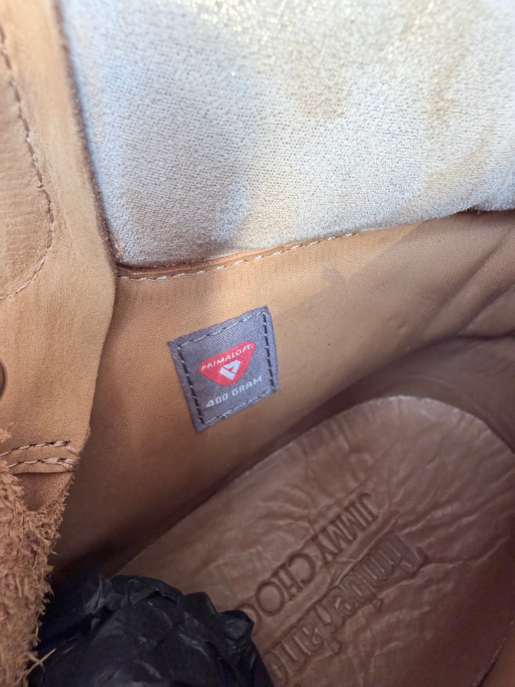 Jimmy Choo x Timberland 6-Inch Premium Crystal Collar Boots – Wheat – UK 7 / EU 40 – Brand New in Box
