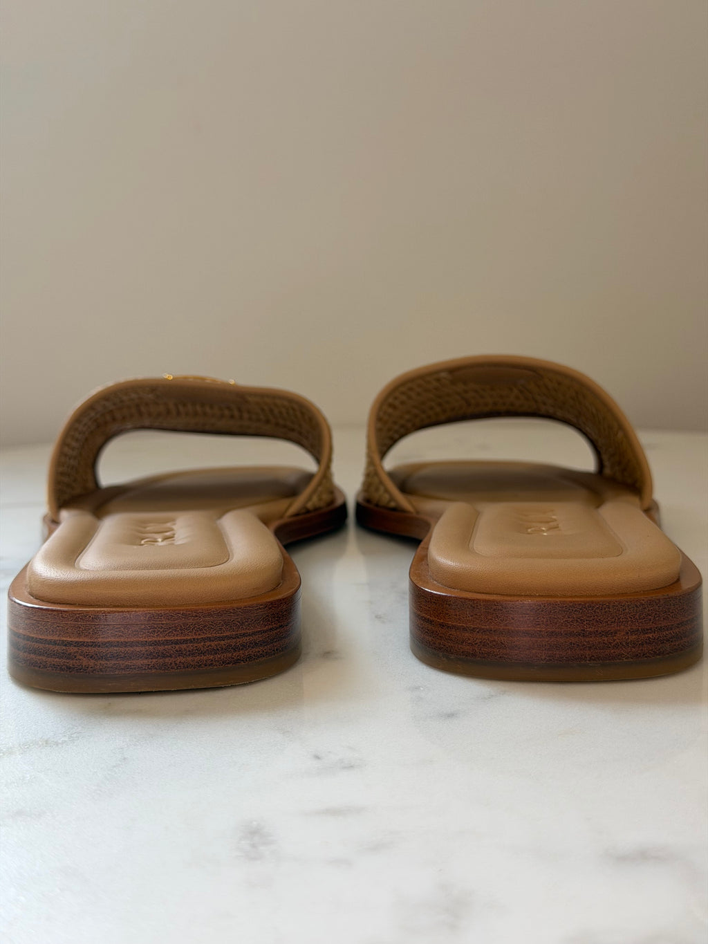 Prada Women’s Raffia Slides - Brand New 37.5
