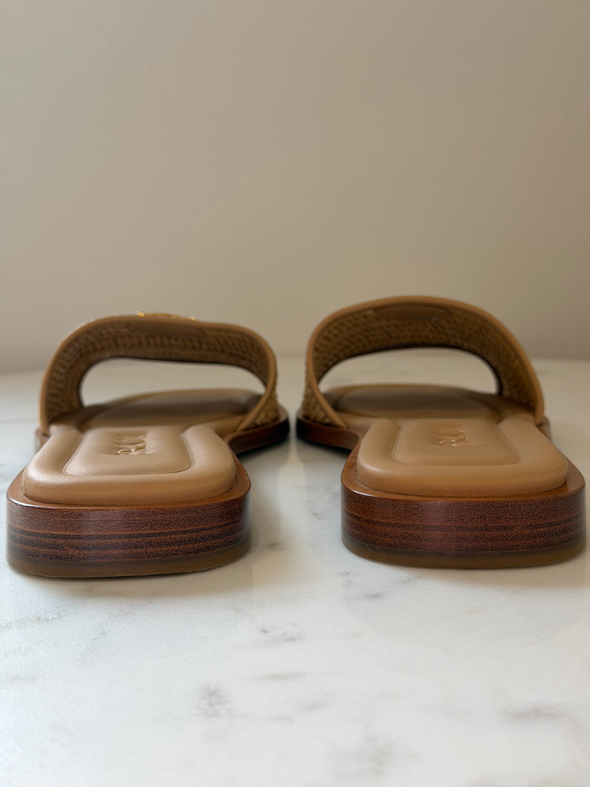 Prada Women’s Raffia Slides - Brand New 37.5