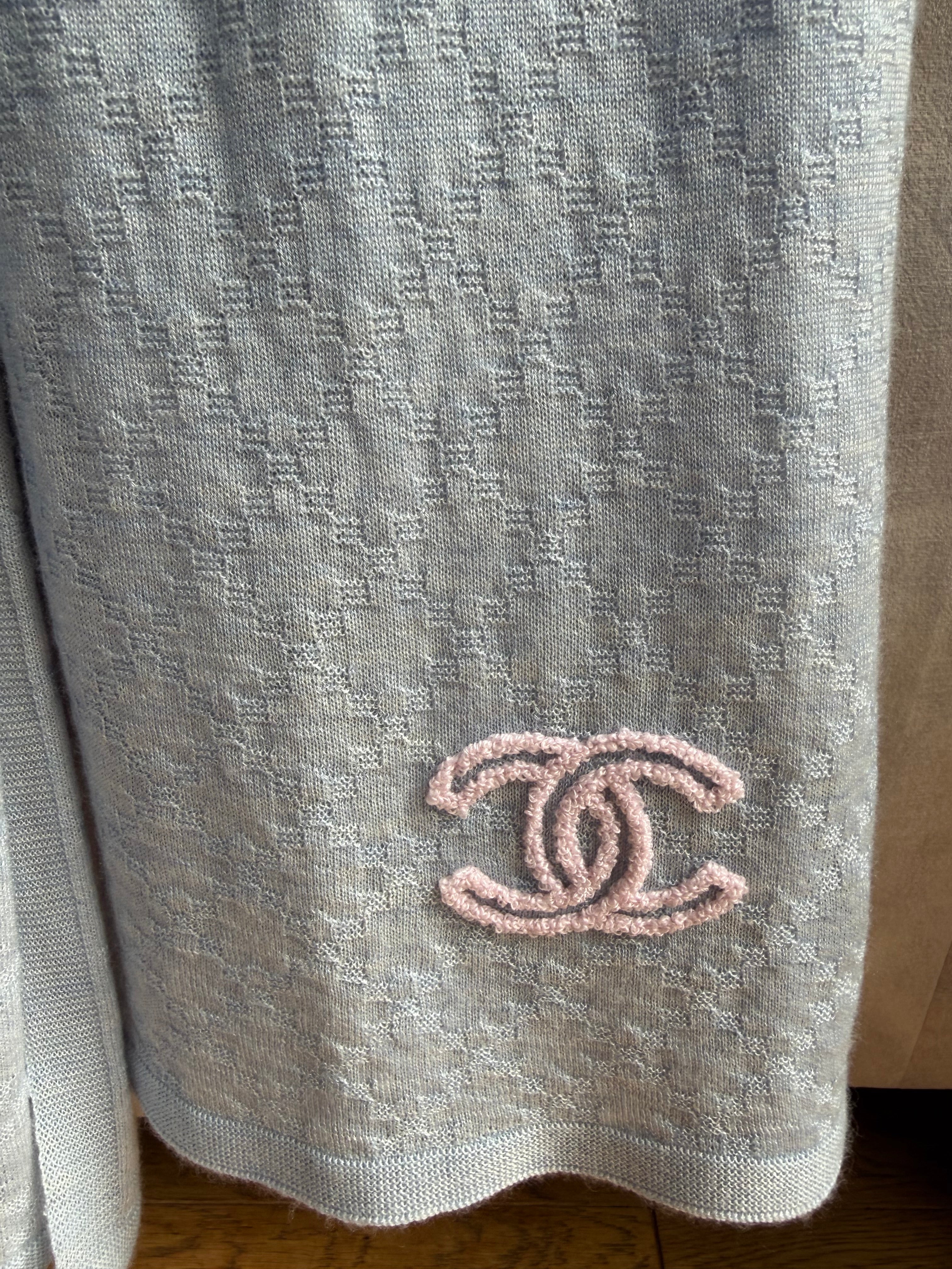 Chanel cashmere scarf 