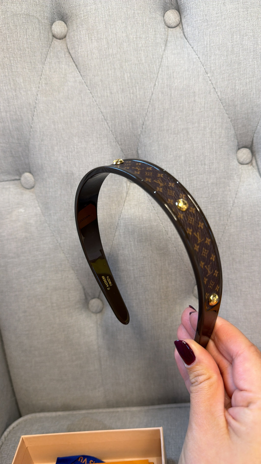 Louis Vuitton MNG Resin Headband – Monogram & Brown – Brand New