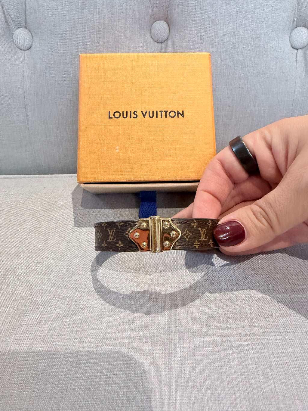 Louis Vuitton Nano Monogram Bracelet – Size 19 – Pre-Owned