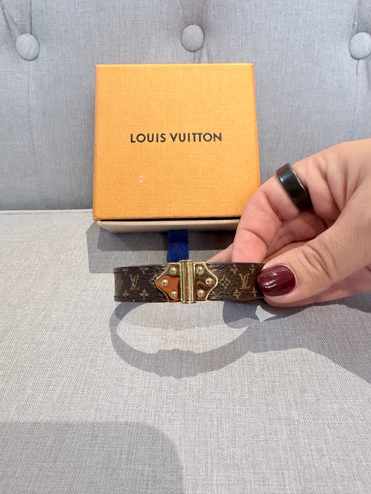 Louis Vuitton Nano Monogram Bracelet – Size 19 – Pre-Owned