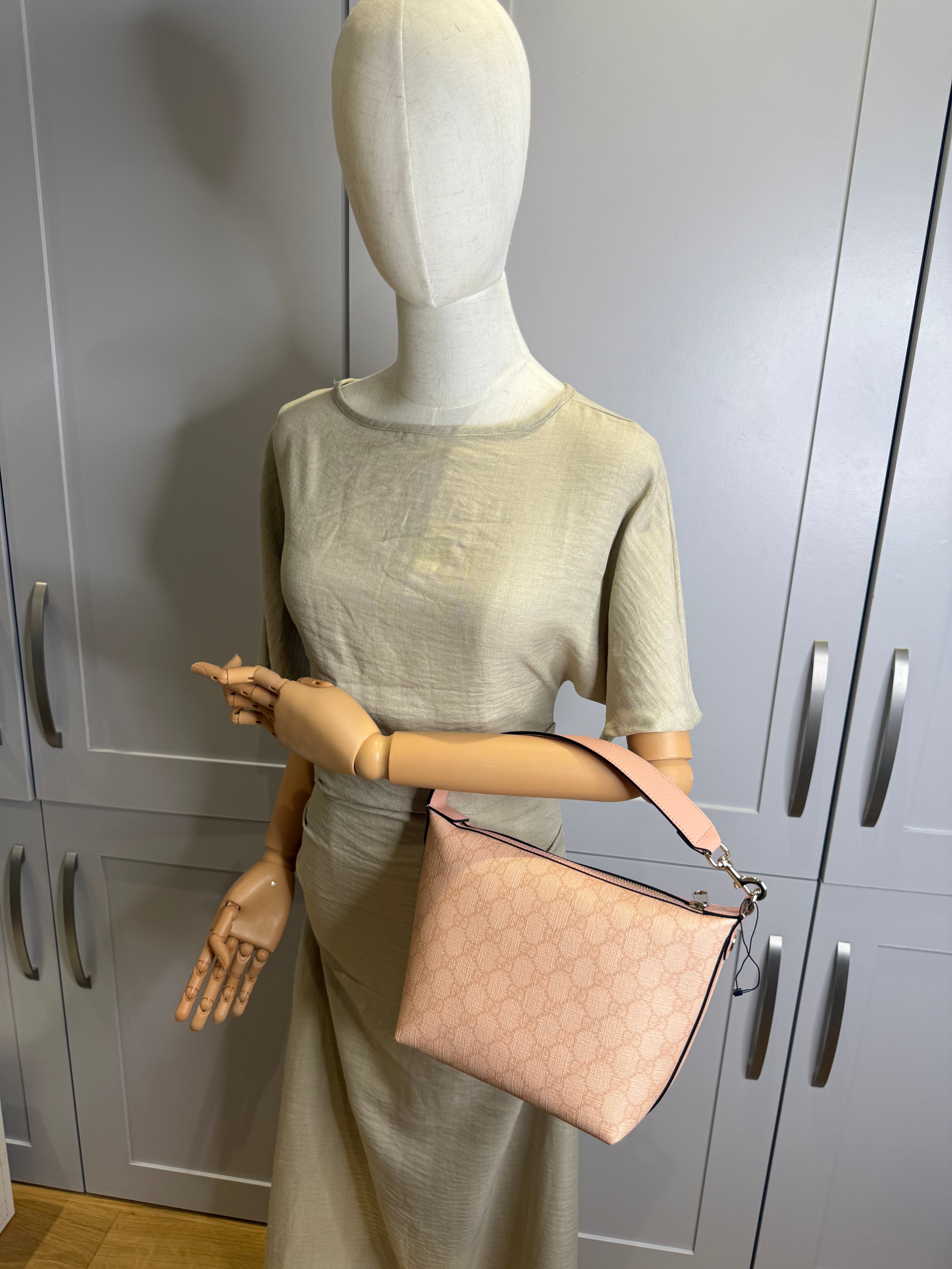 New Gucci Ophidia Super Mini Shoulder Bag Dusty Pink 2024 Designer Bag