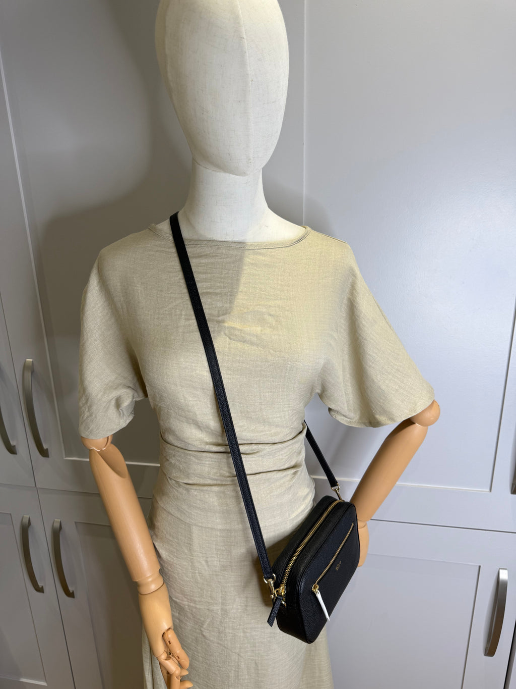 New Mulberry Classic Camera Bag in Black Small Grain Leather