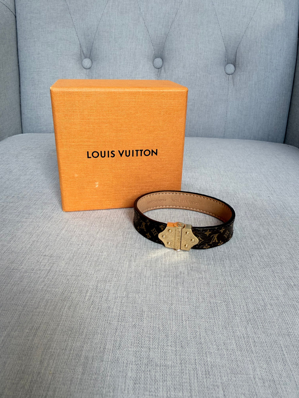 Louis Vuitton Nano Monogram Bracelet – Size 19 – Pre-Owned