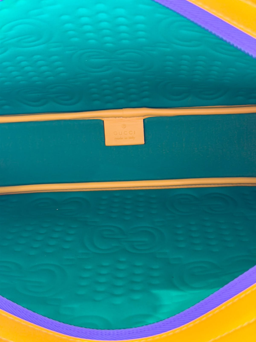 Gucci GG Scuba Pouch / Clutch Bag – Yellow – Brand New