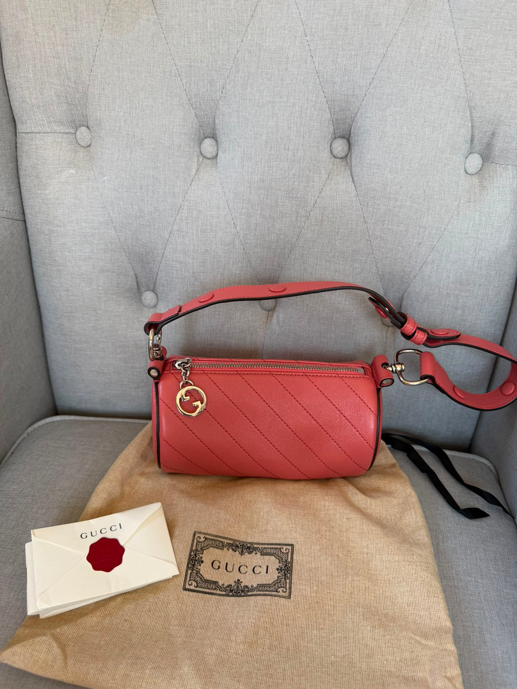 Gucci Blondie Mini Barrel Shoulder Bag