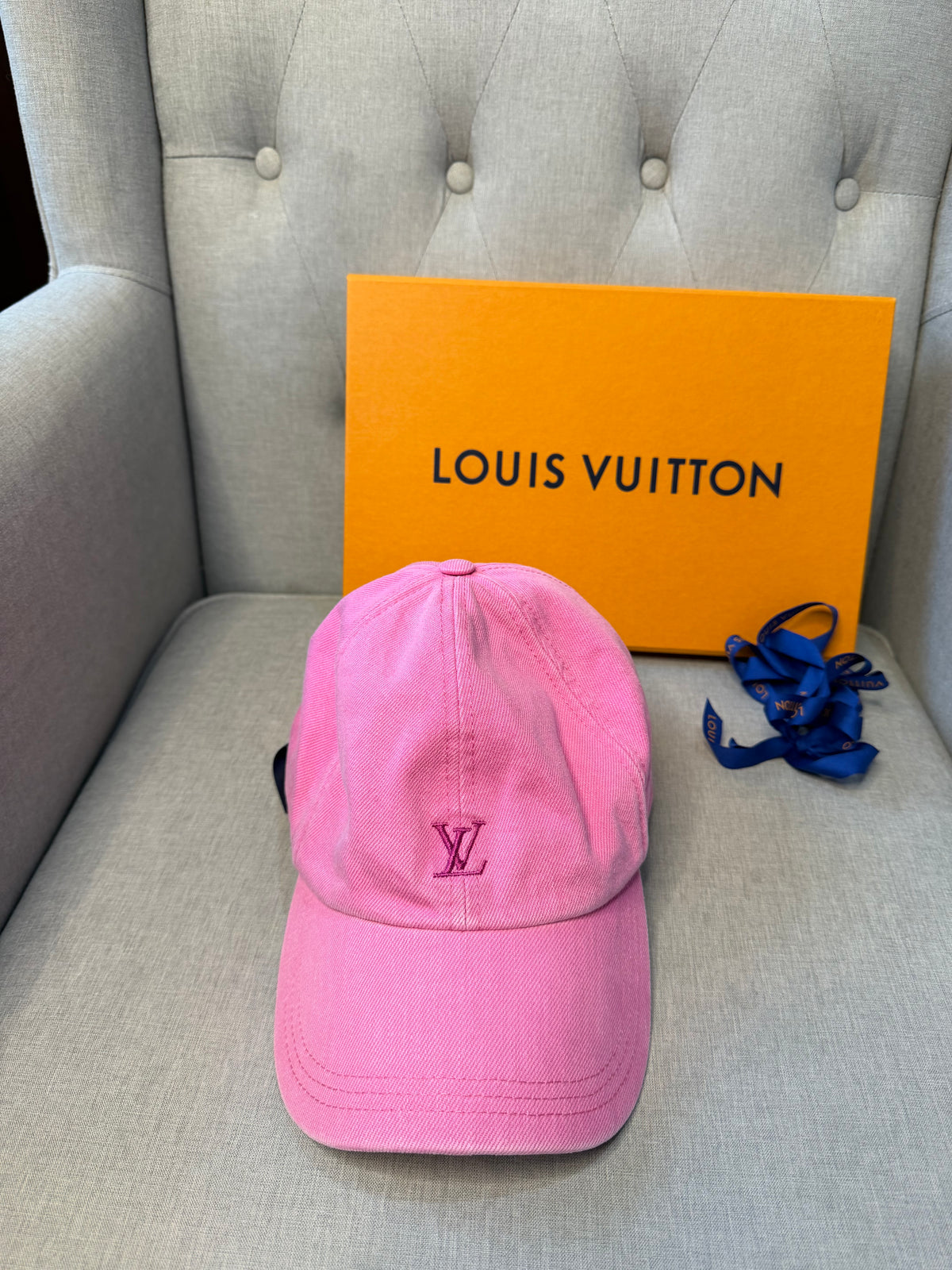 Louis Vuitton LV League Washed Baseball Cap – Pink – Brand New in Box