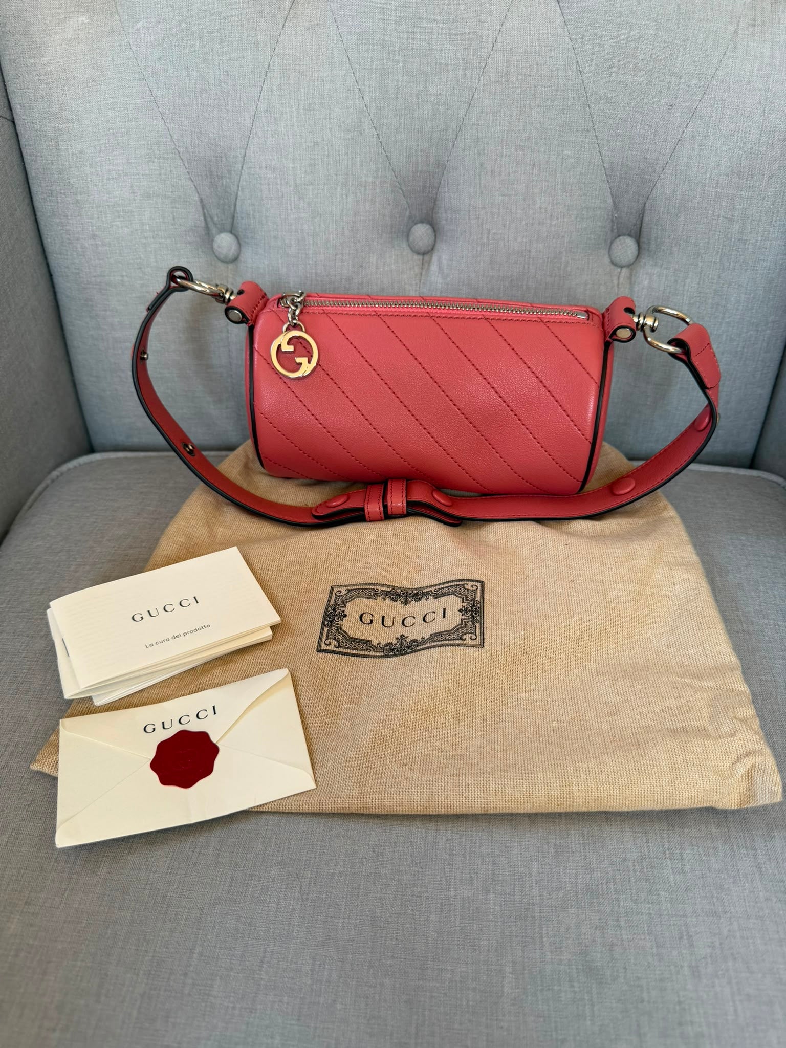 Gucci Blondie Mini Barrel Shoulder Bag