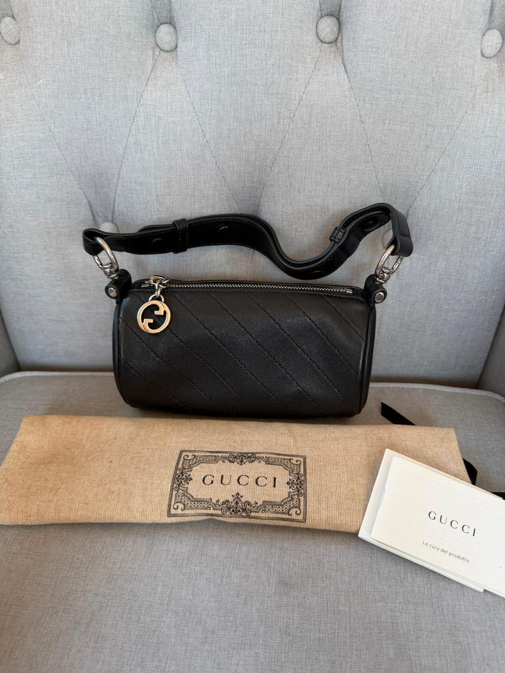 Gucci Blondie Mini Barrel Shoulder Bag