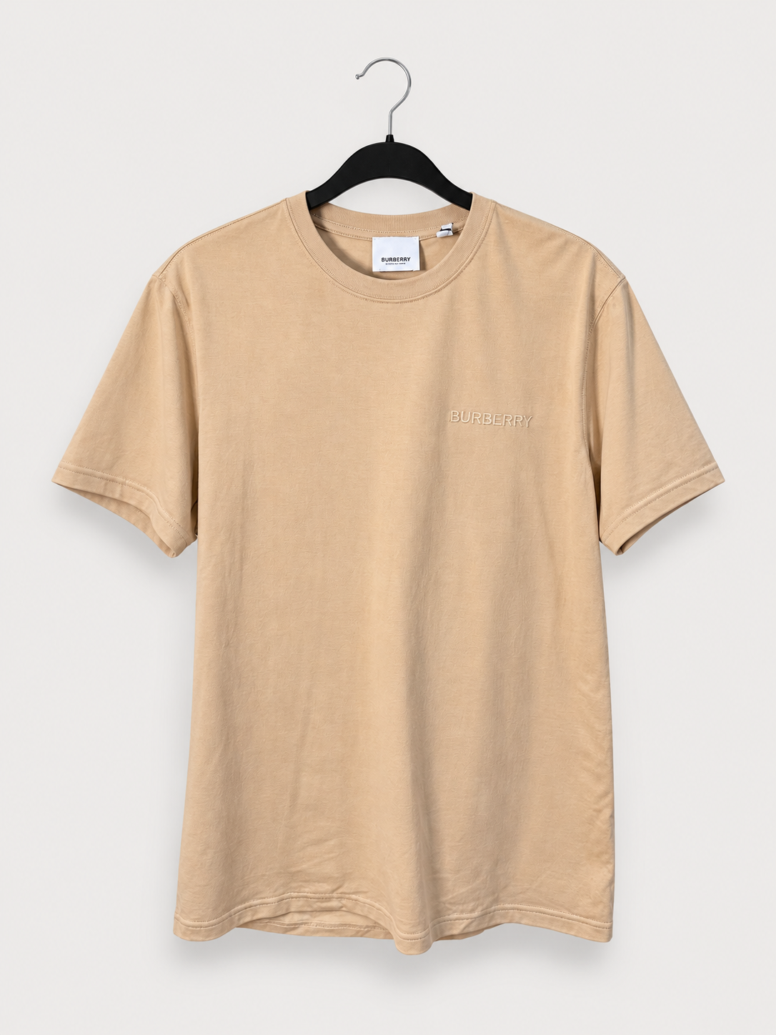 Burberry Unisex Logo T-Shirt – Beige –New With Tags