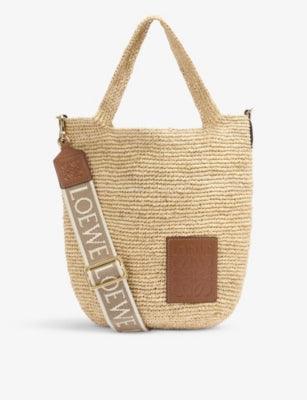 Loewe mini slit raffia beach summer bag