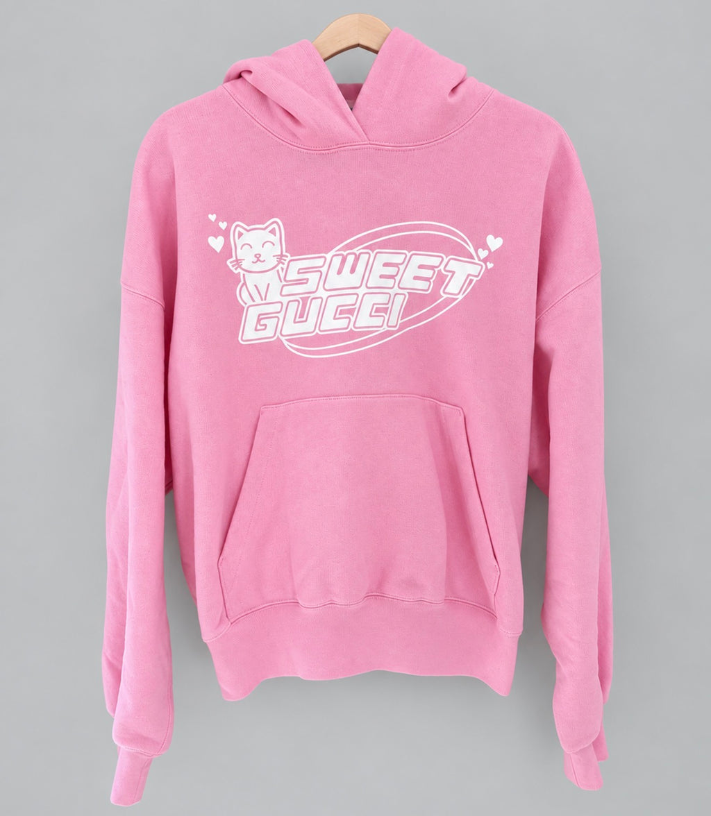 Gucci Sweet Gucci Hoodie – Bubblegum Pink Size large 
