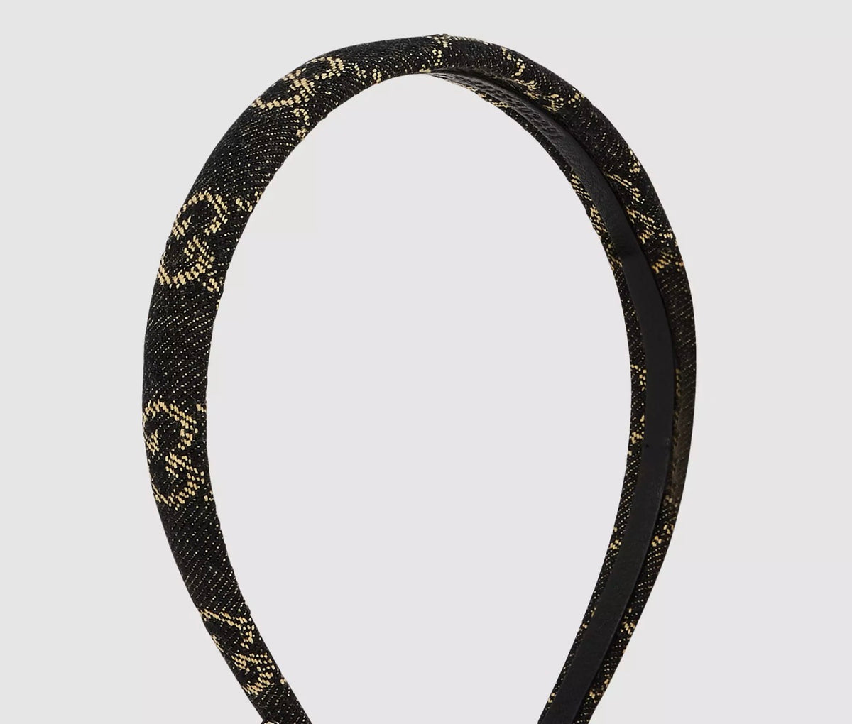 Black Gucci gg denim headband brand new 