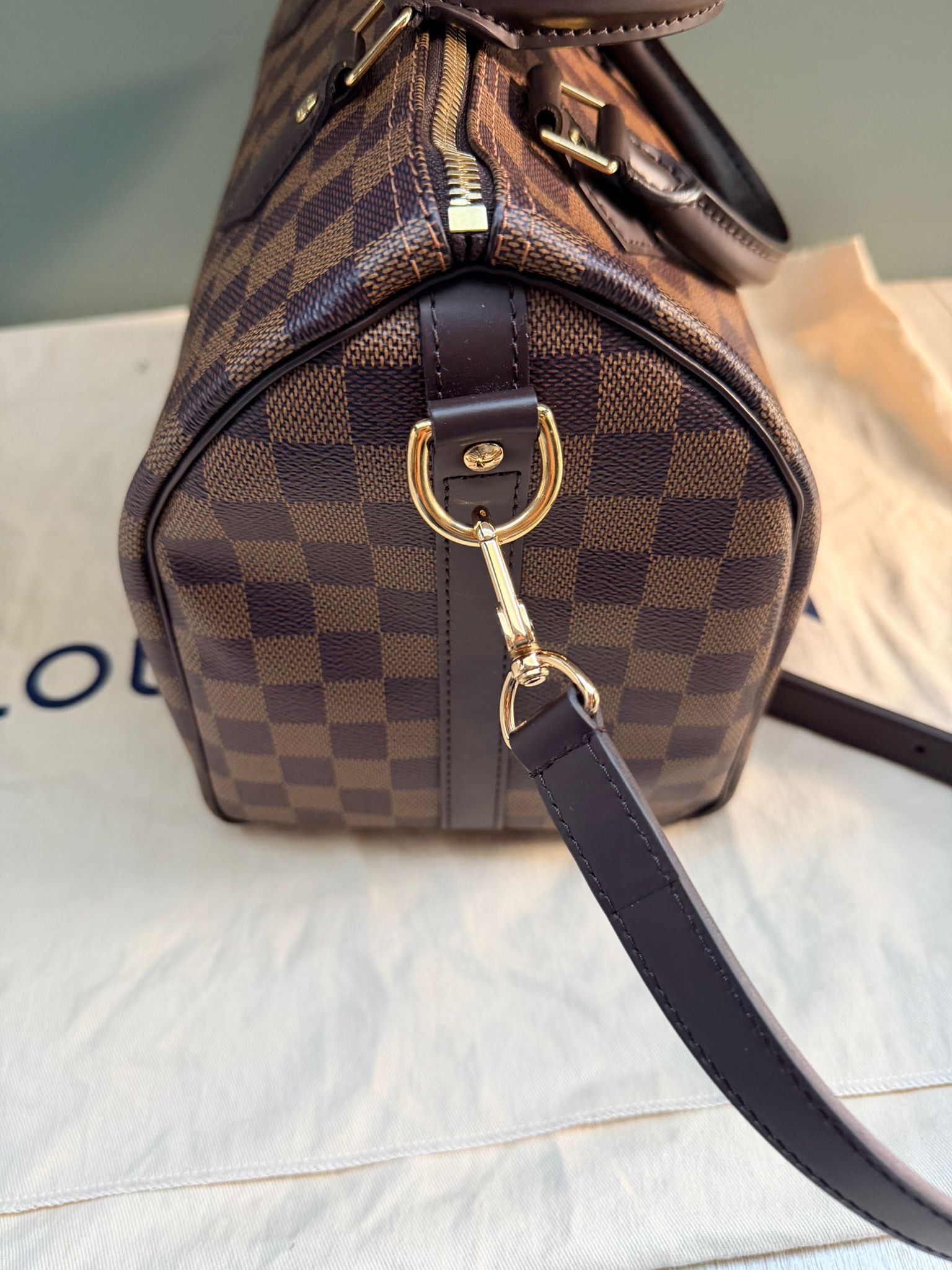 Louis Vuitton Speedy Bandoulière 30 In Damier Ebene