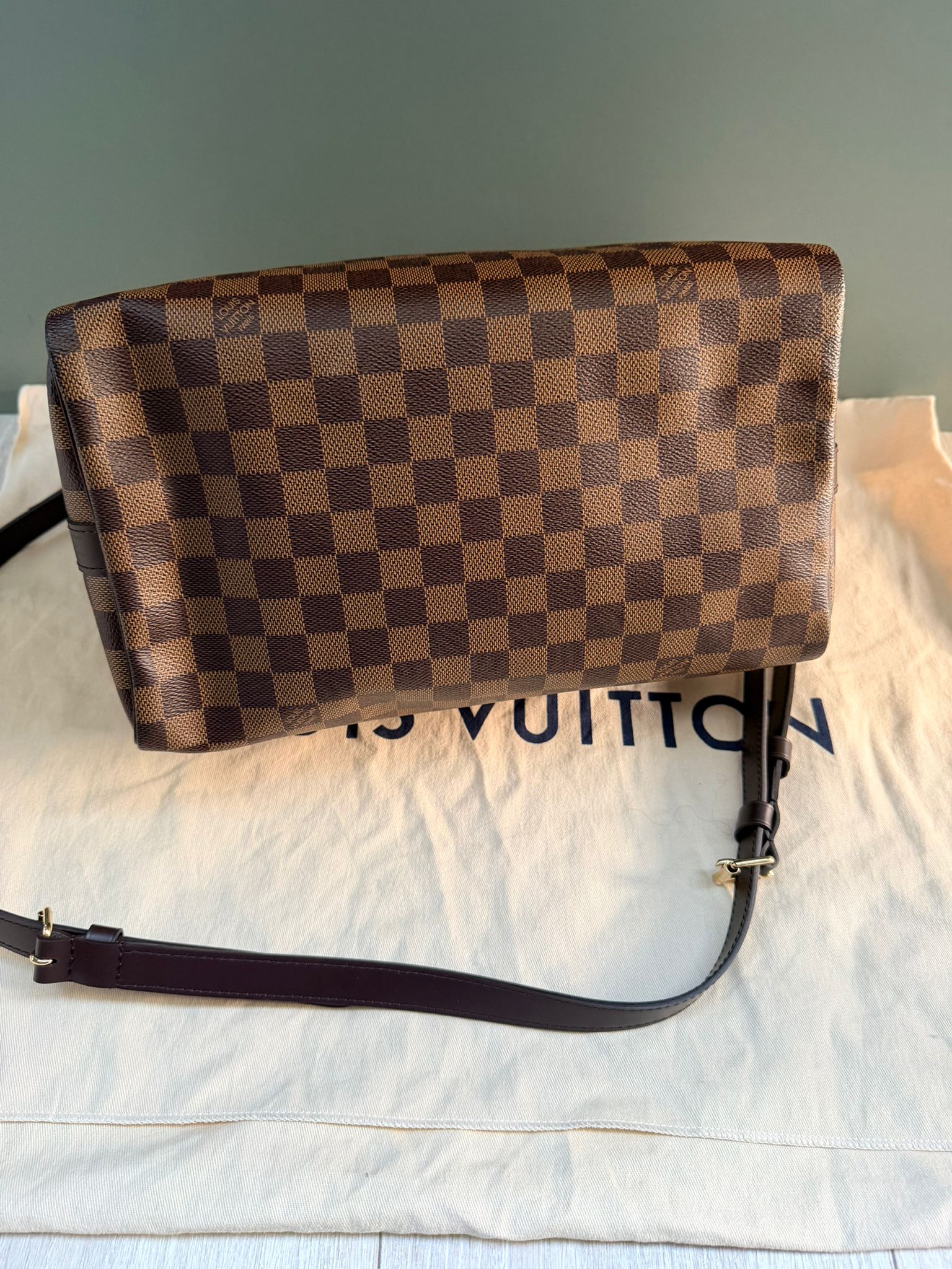 Louis Vuitton Speedy Bandoulière 30 In Damier Ebene