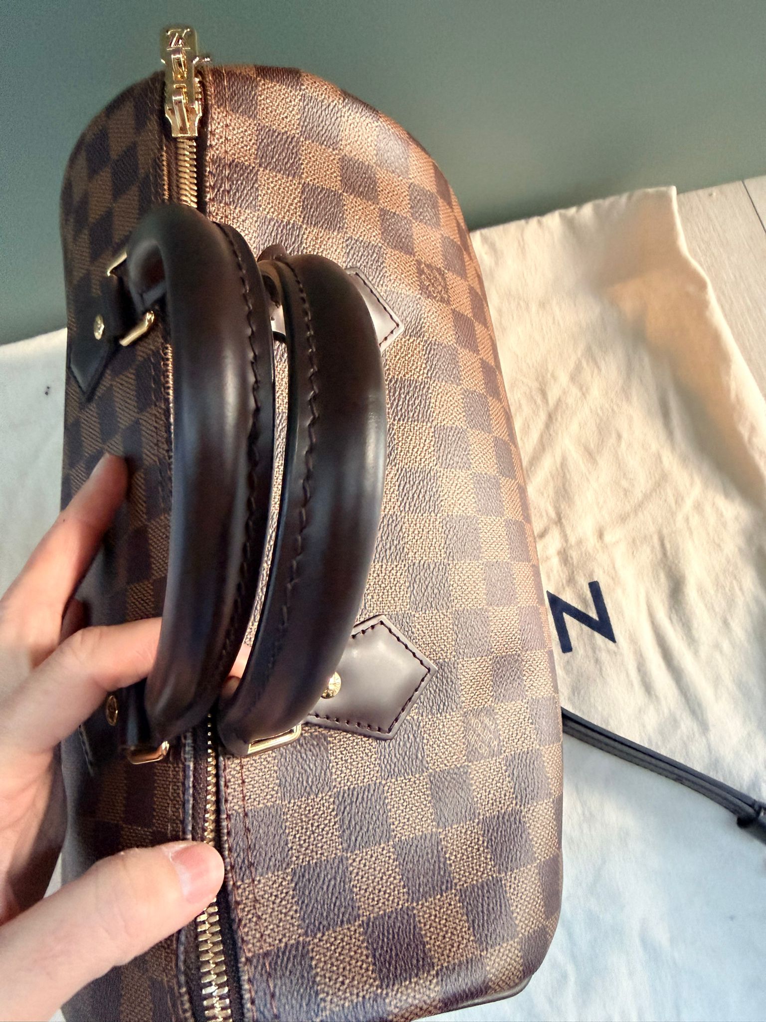 Louis Vuitton Speedy Bandoulière 30 In Damier Ebene
