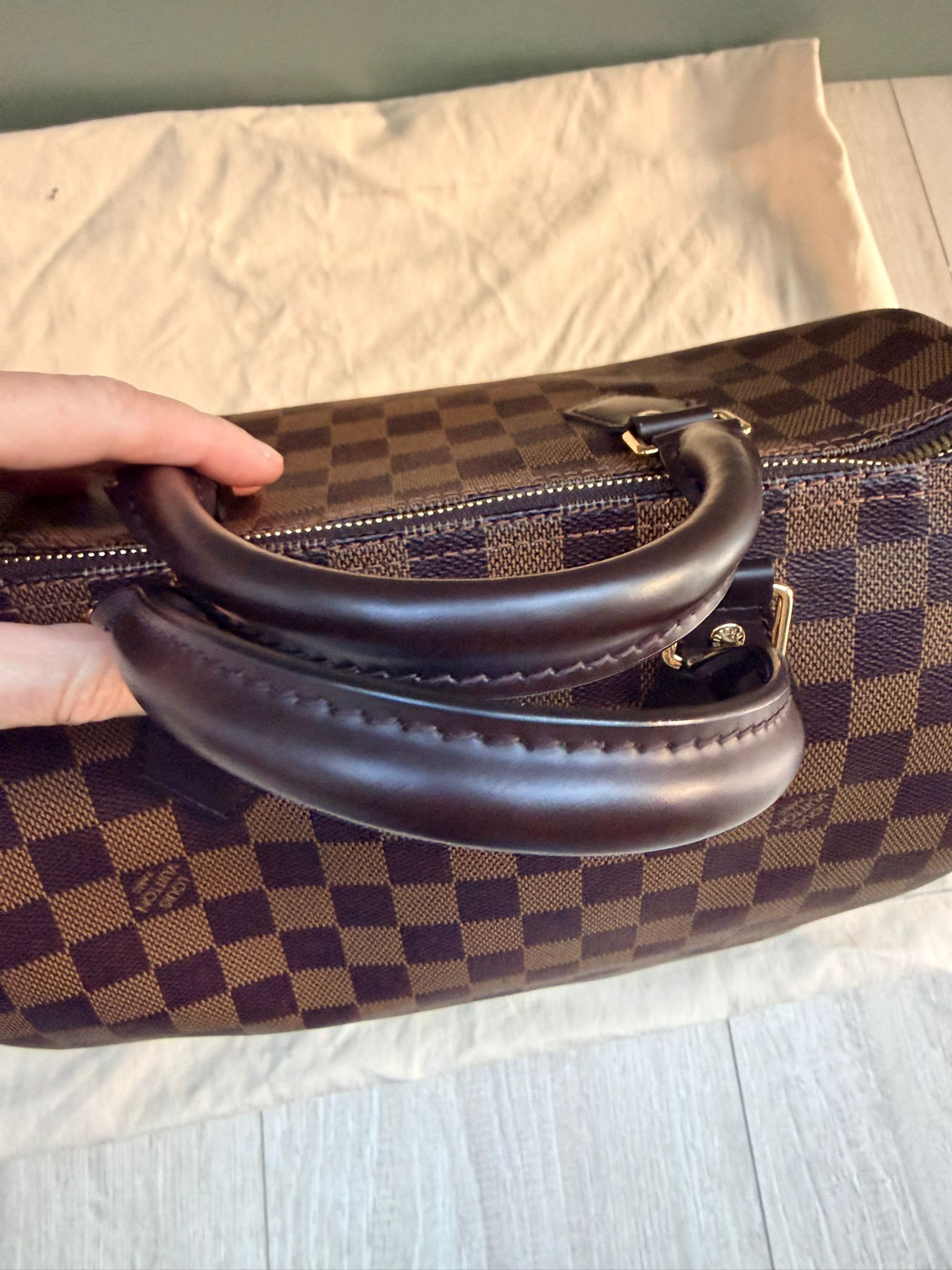 Louis Vuitton Speedy Bandoulière 30 In Damier Ebene