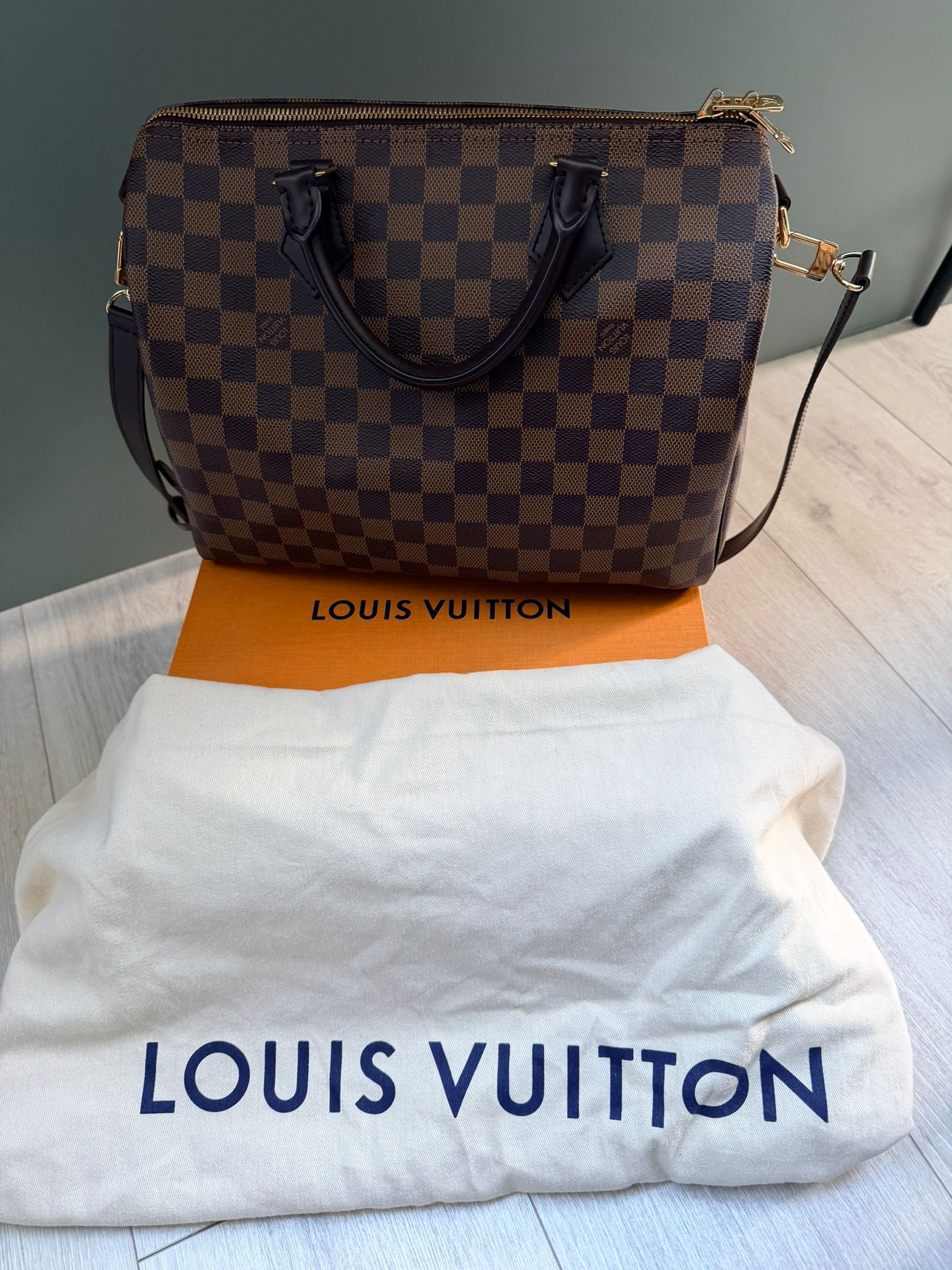Louis Vuitton Speedy Bandoulière 30 In Damier Ebene