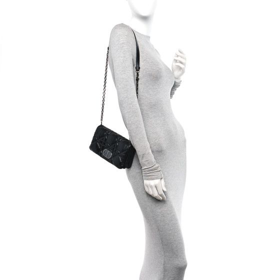 New Christian Dior Calfskin Macrocannage Mini Caro Bag