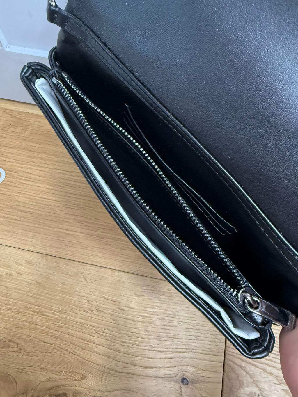 New Christian Dior Calfskin Macrocannage Mini Caro Bag