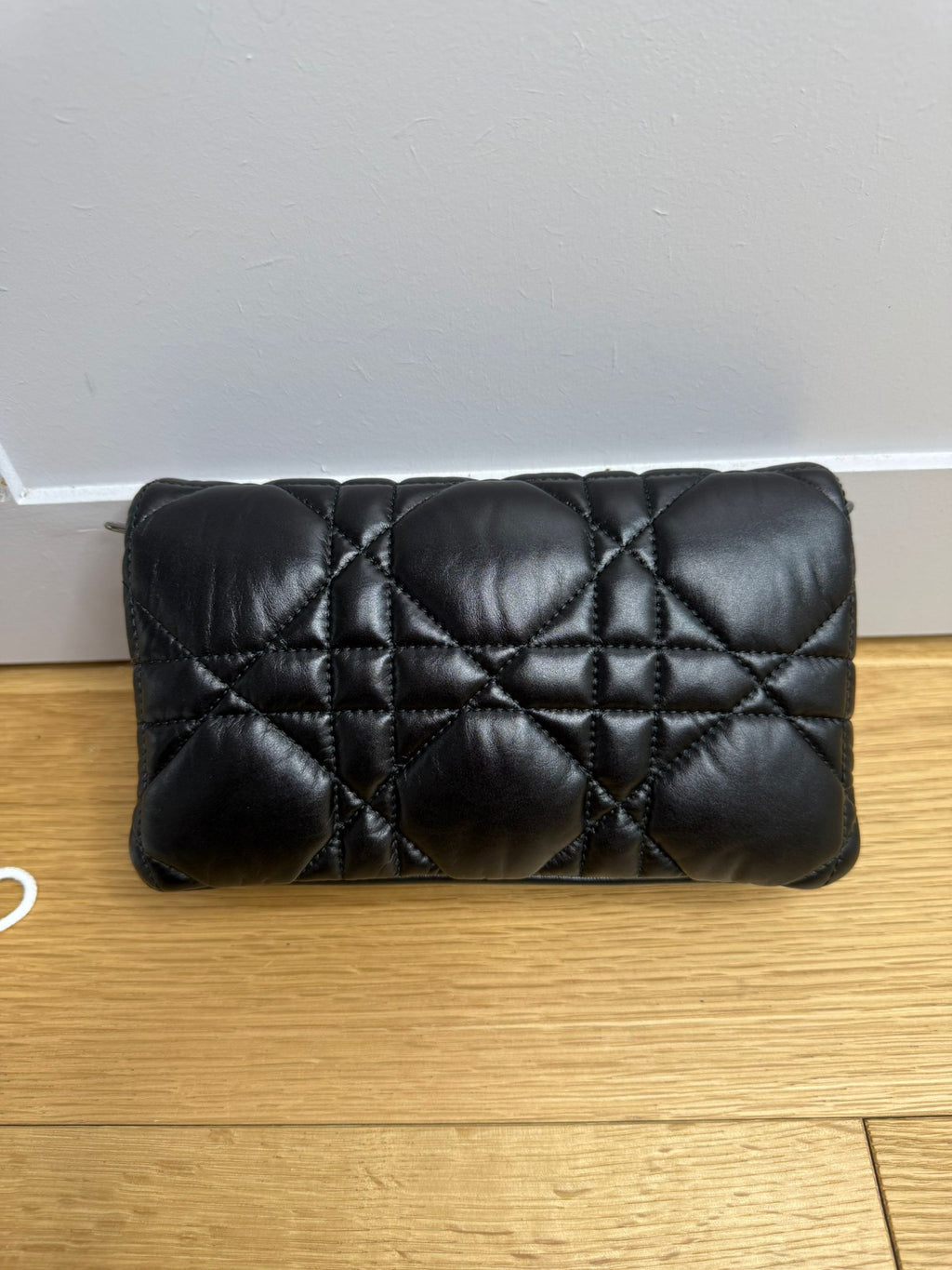 New Christian Dior Calfskin Macrocannage Mini Caro Bag