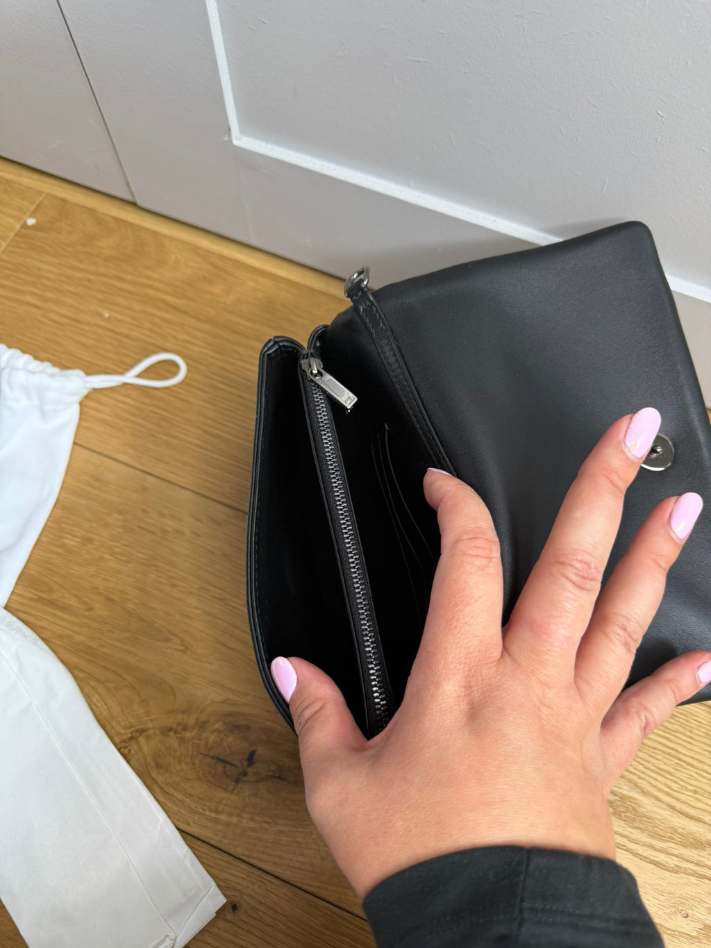 New Christian Dior Calfskin Macrocannage Mini Caro Bag