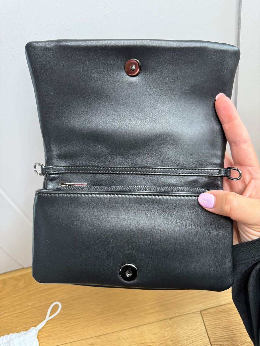 New Christian Dior Calfskin Macrocannage Mini Caro Bag