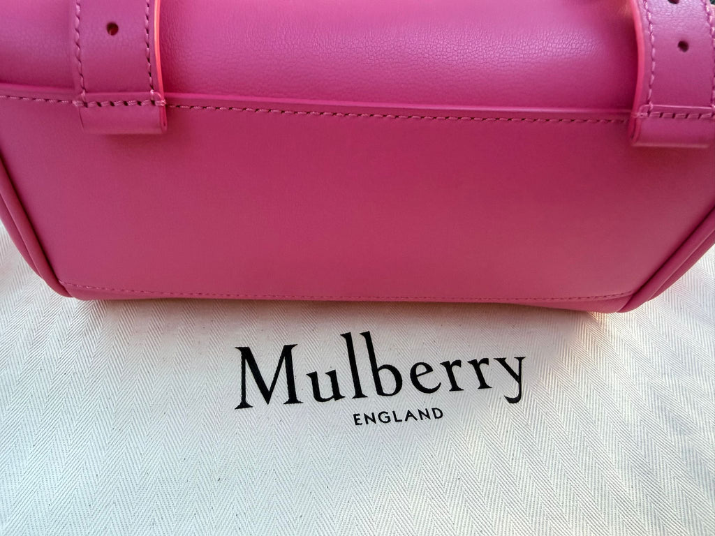 New Mulberry Mini Alexa Bag in Geranium Pink