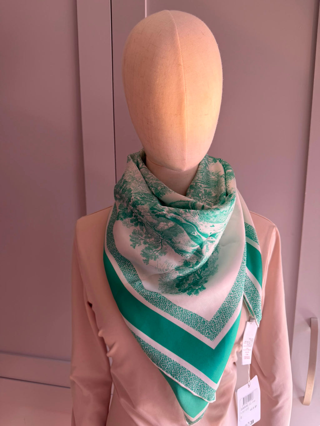 Christian Dior. Toile de Jouy Sauvage 90 Square Scarf