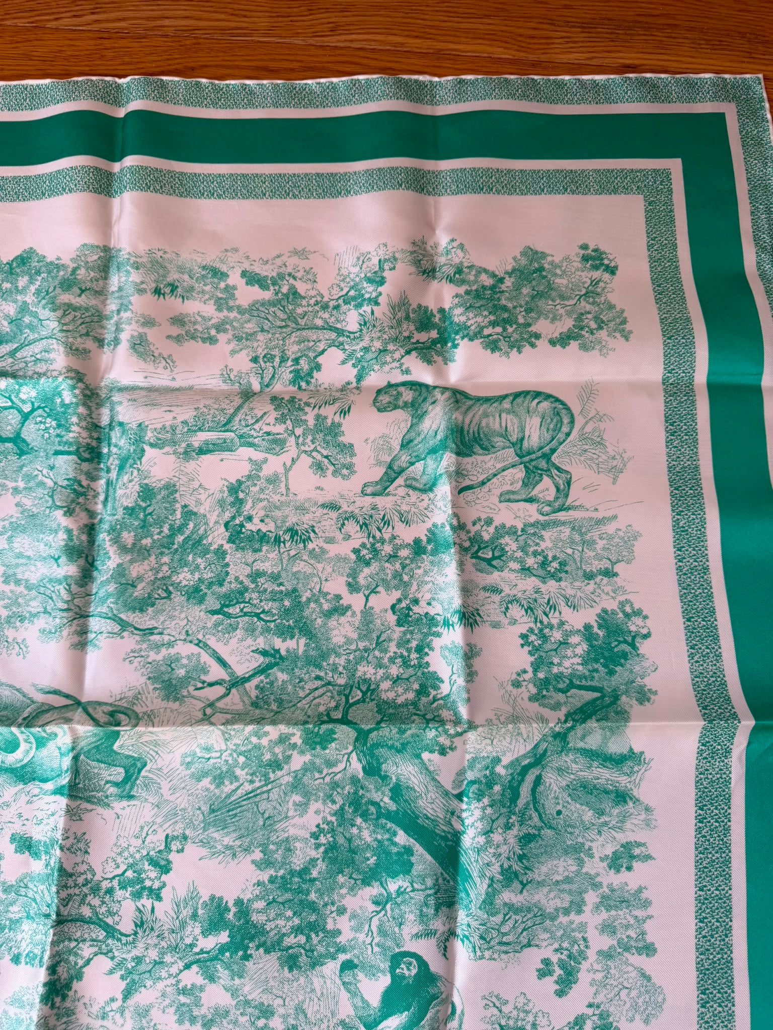Christian Dior. Toile de Jouy Sauvage 90 Square Scarf
