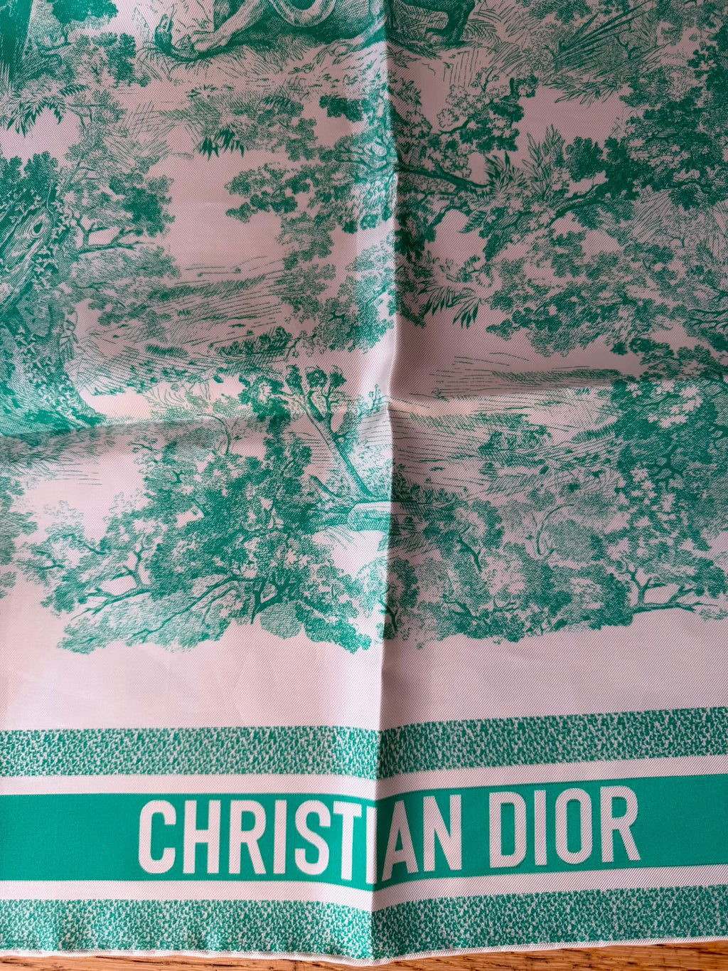 Christian Dior. Toile de Jouy Sauvage 90 Square Scarf