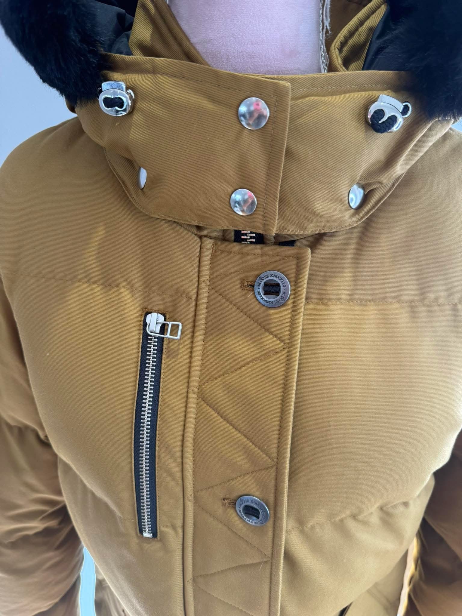 Moose Knuckles - 3Q Cotton Blend Down Puffer Jacket XL