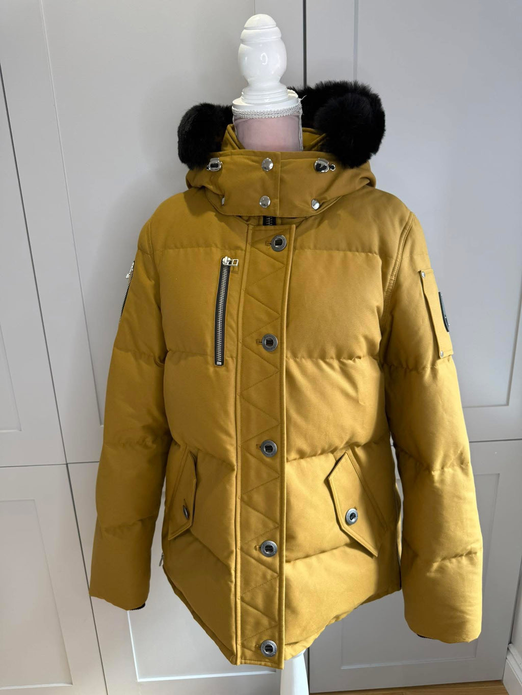 Moose Knuckles - 3Q Cotton Blend Down Puffer Jacket XL