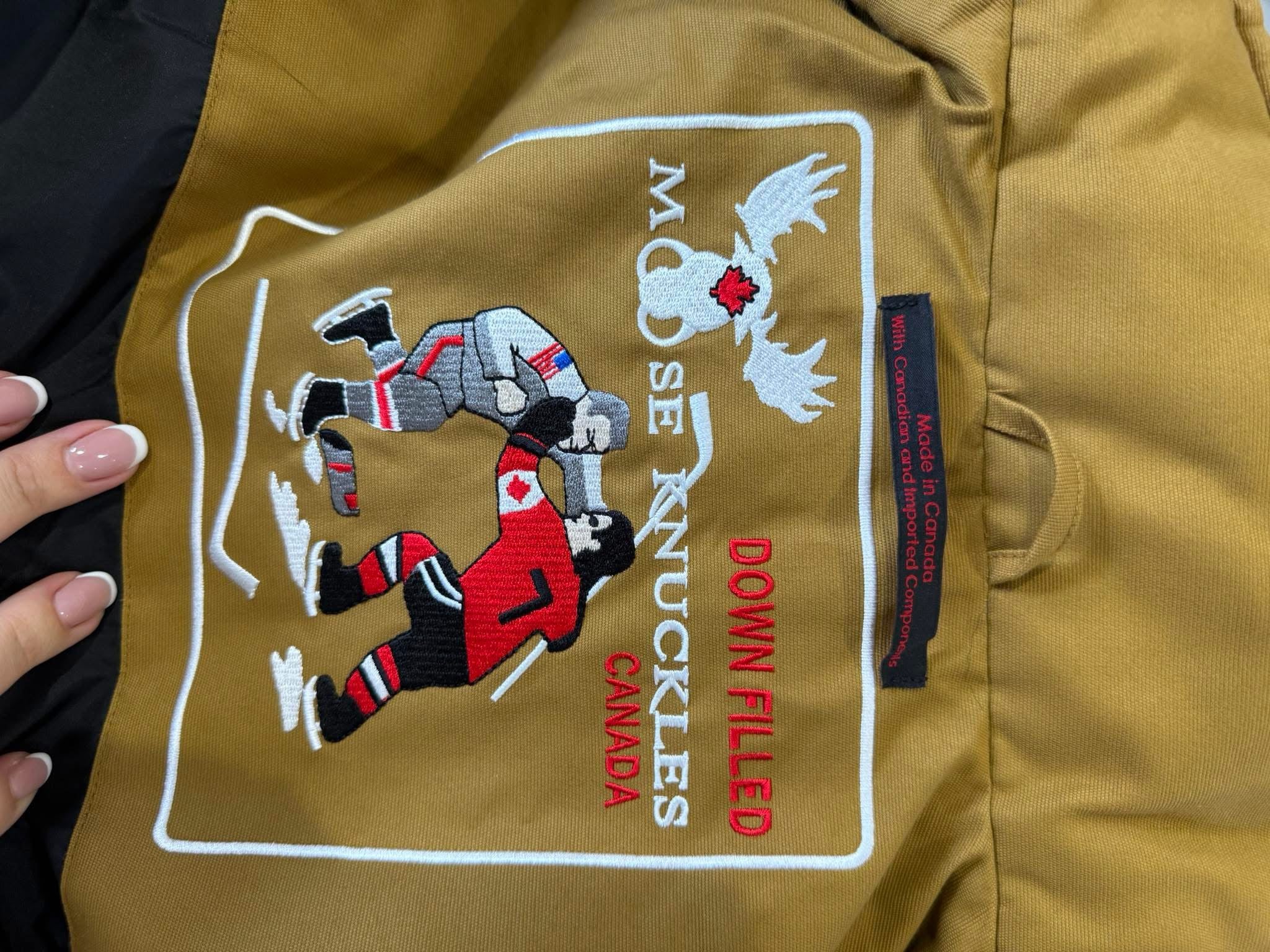 Moose Knuckles - 3Q Cotton Blend Down Puffer Jacket XL
