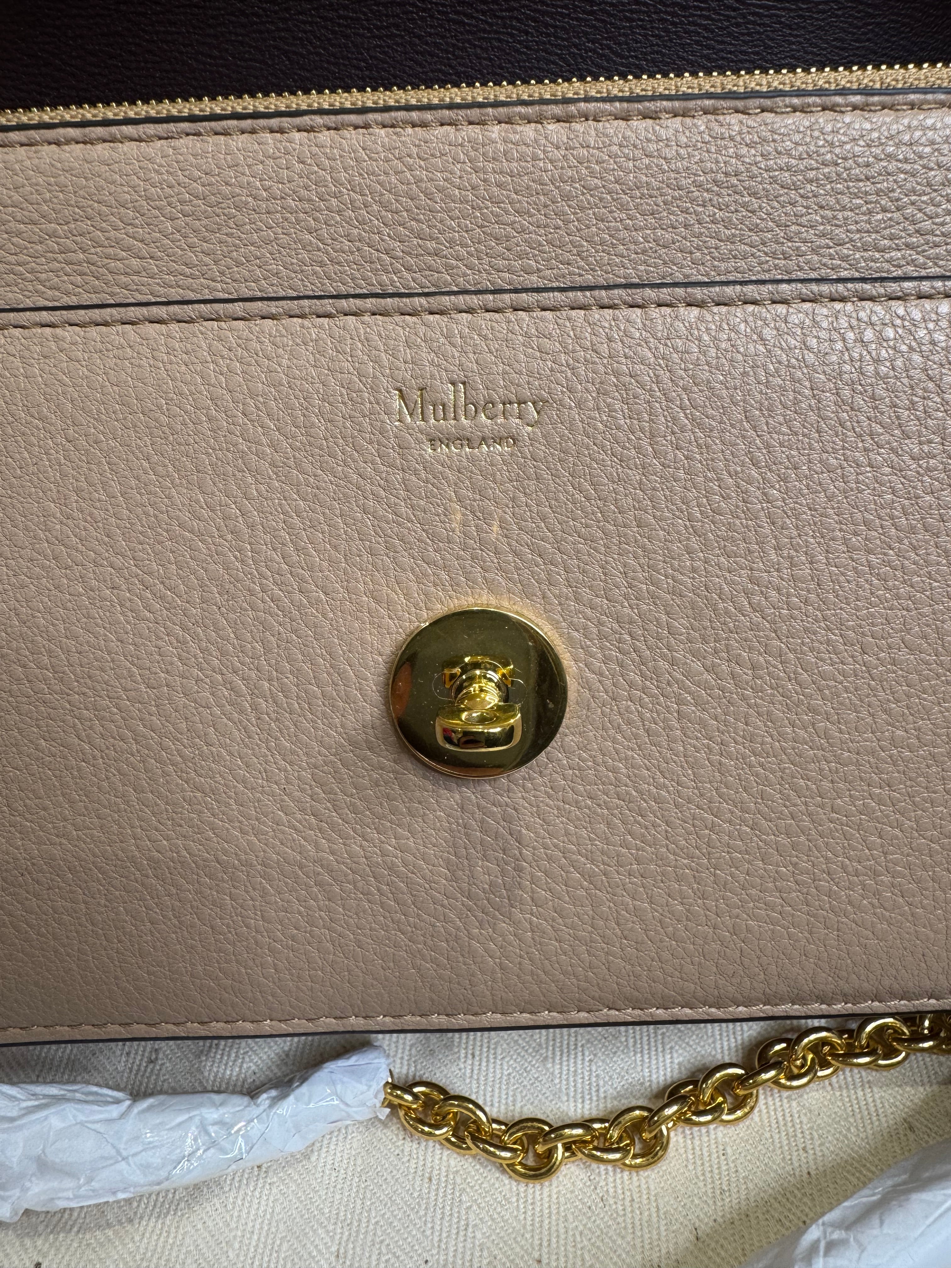 New Mulberry Small Darley in Maple with Goldtone Hardwear