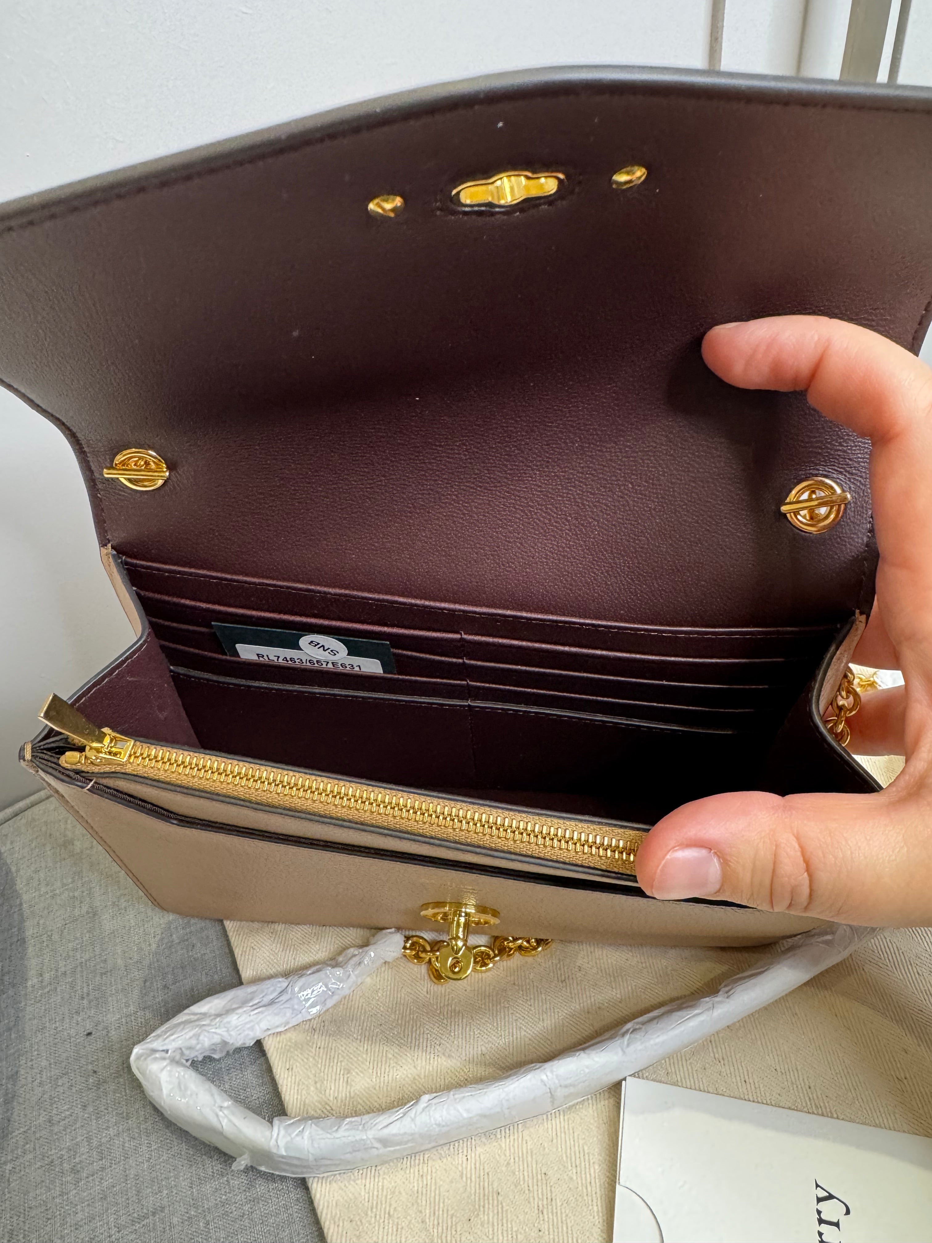 New Mulberry Small Darley in Maple with Goldtone Hardwear