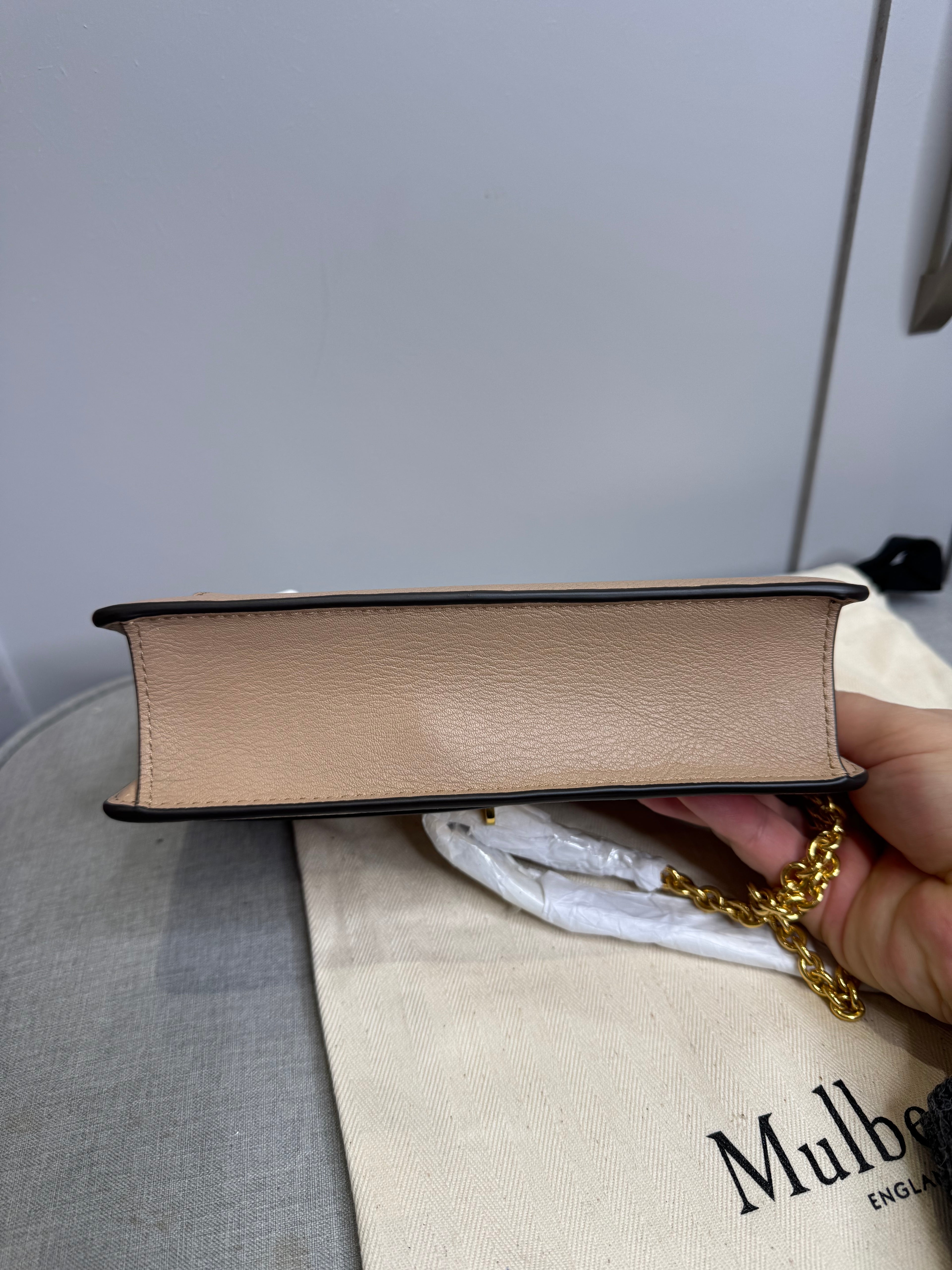 New Mulberry Small Darley in Maple with Goldtone Hardwear