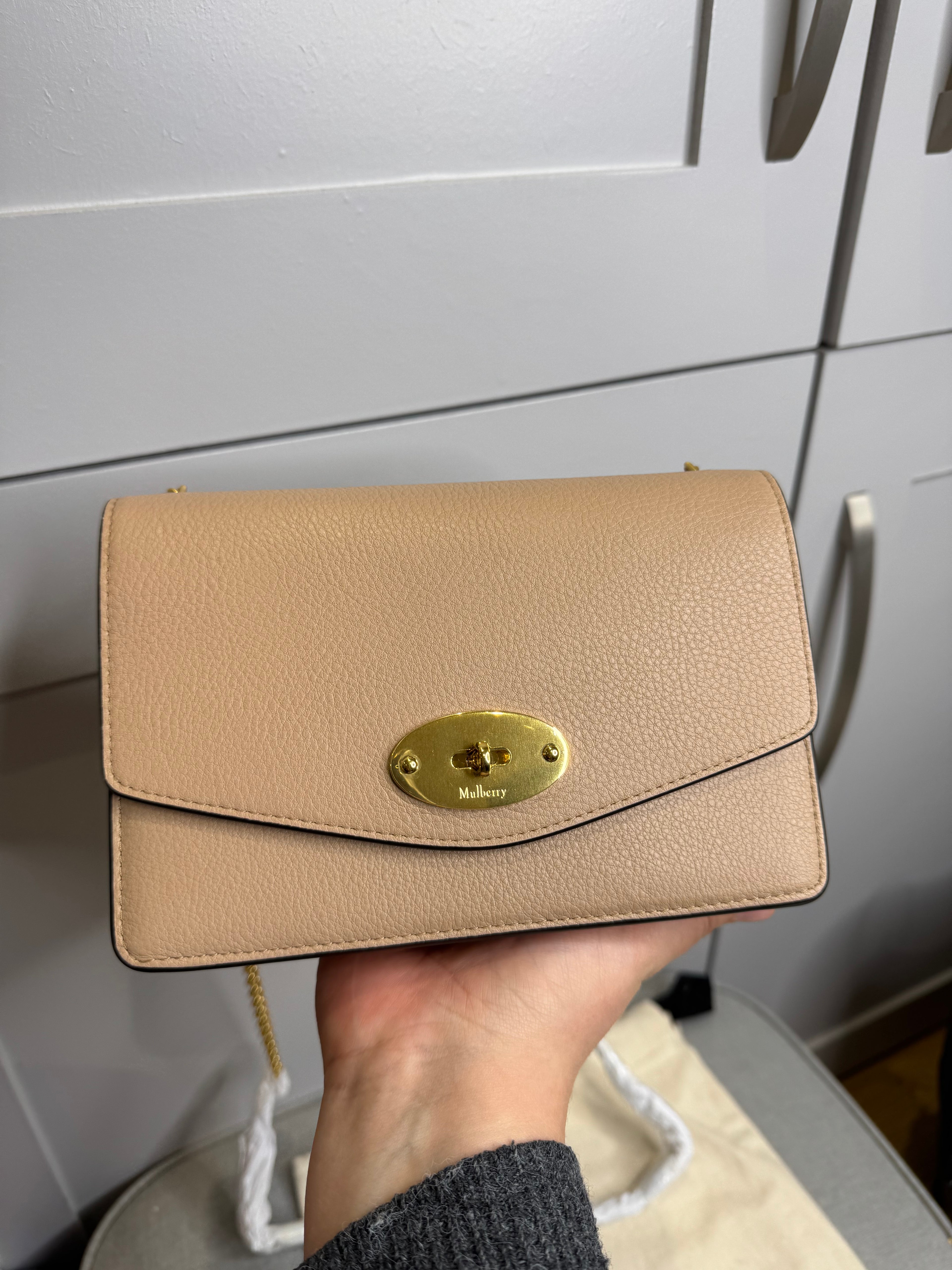 New Mulberry Small Darley in Maple with Goldtone Hardwear