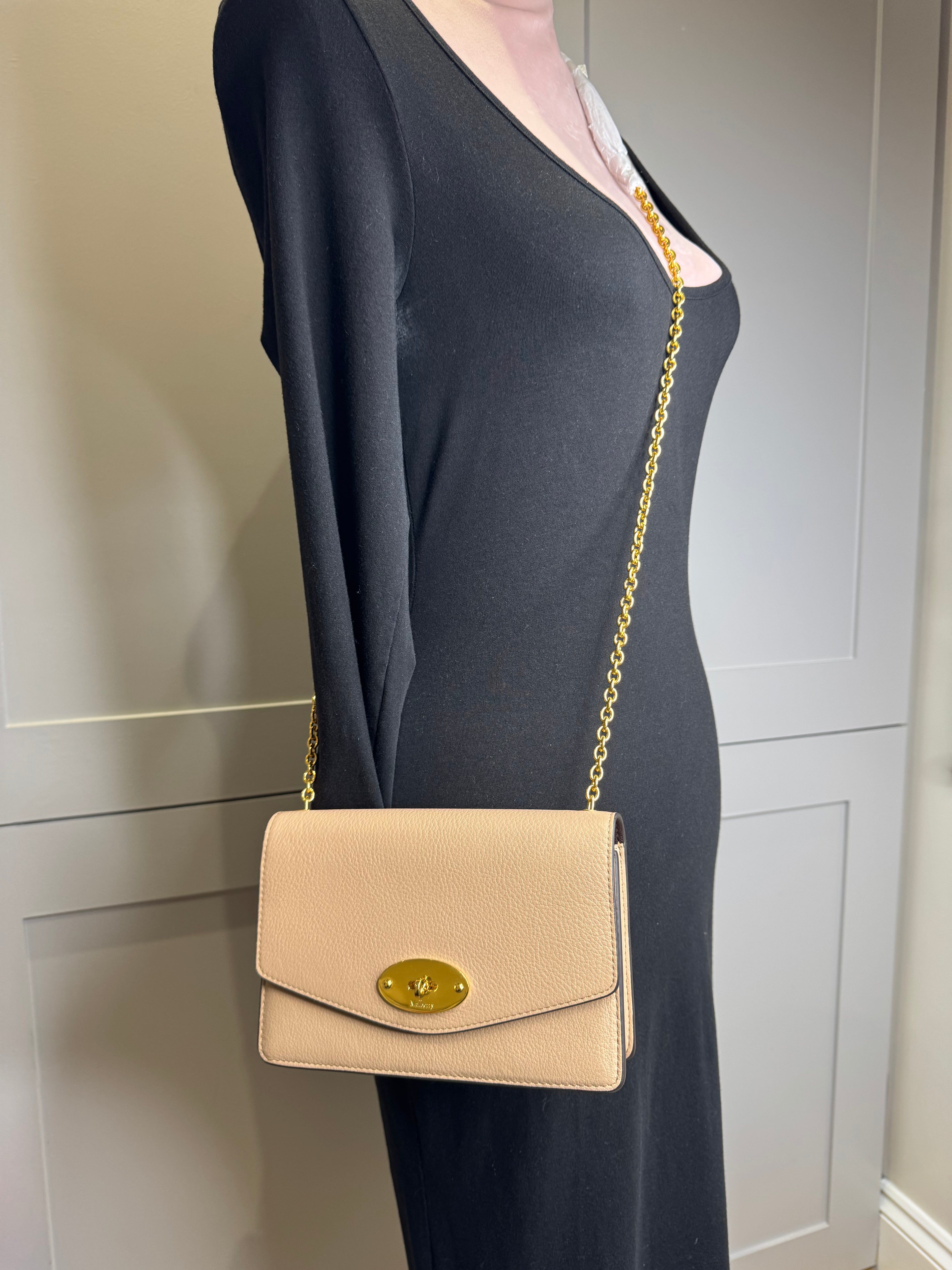 New Mulberry Small Darley in Maple with Goldtone Hardwear