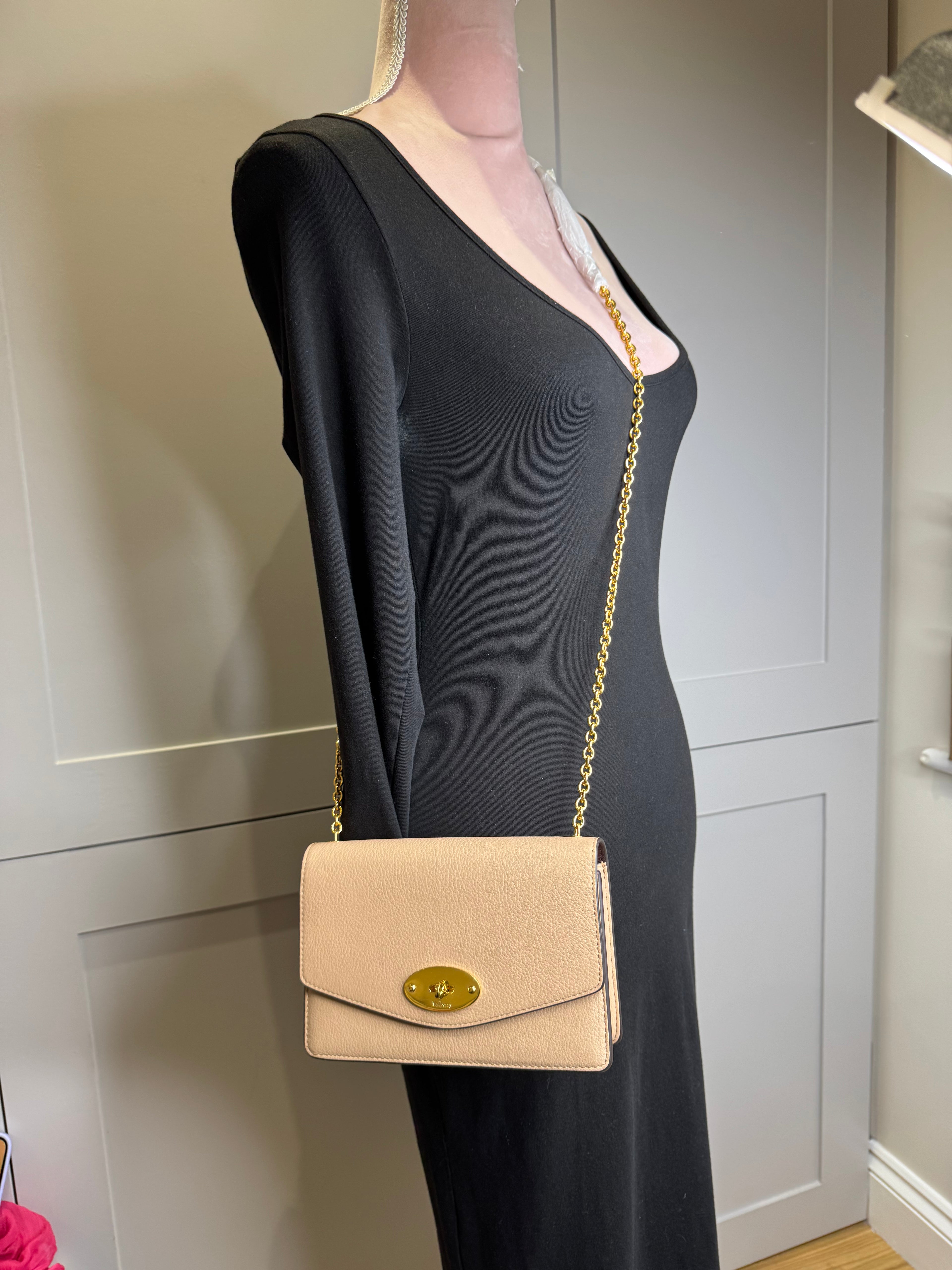 New Mulberry Small Darley in Maple with Goldtone Hardwear