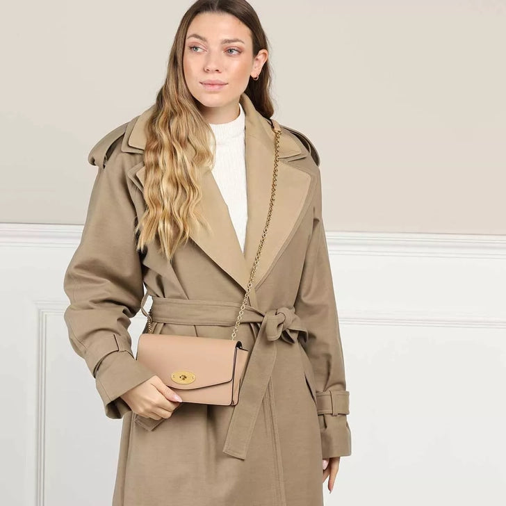 New Mulberry Small Darley in Maple with Goldtone Hardwear