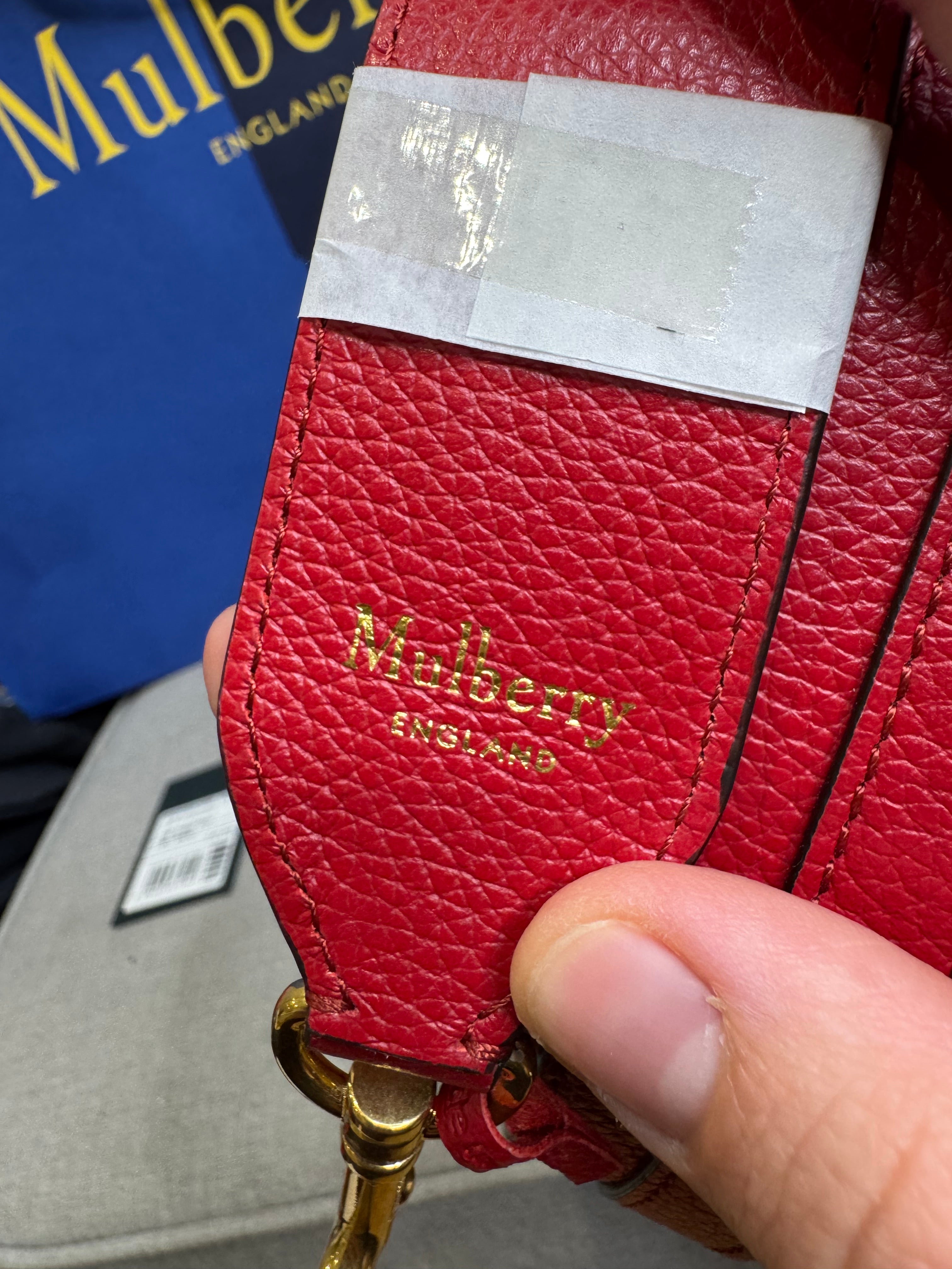 New Mulberry Personalisation Leather Shoulder Bag Strap
