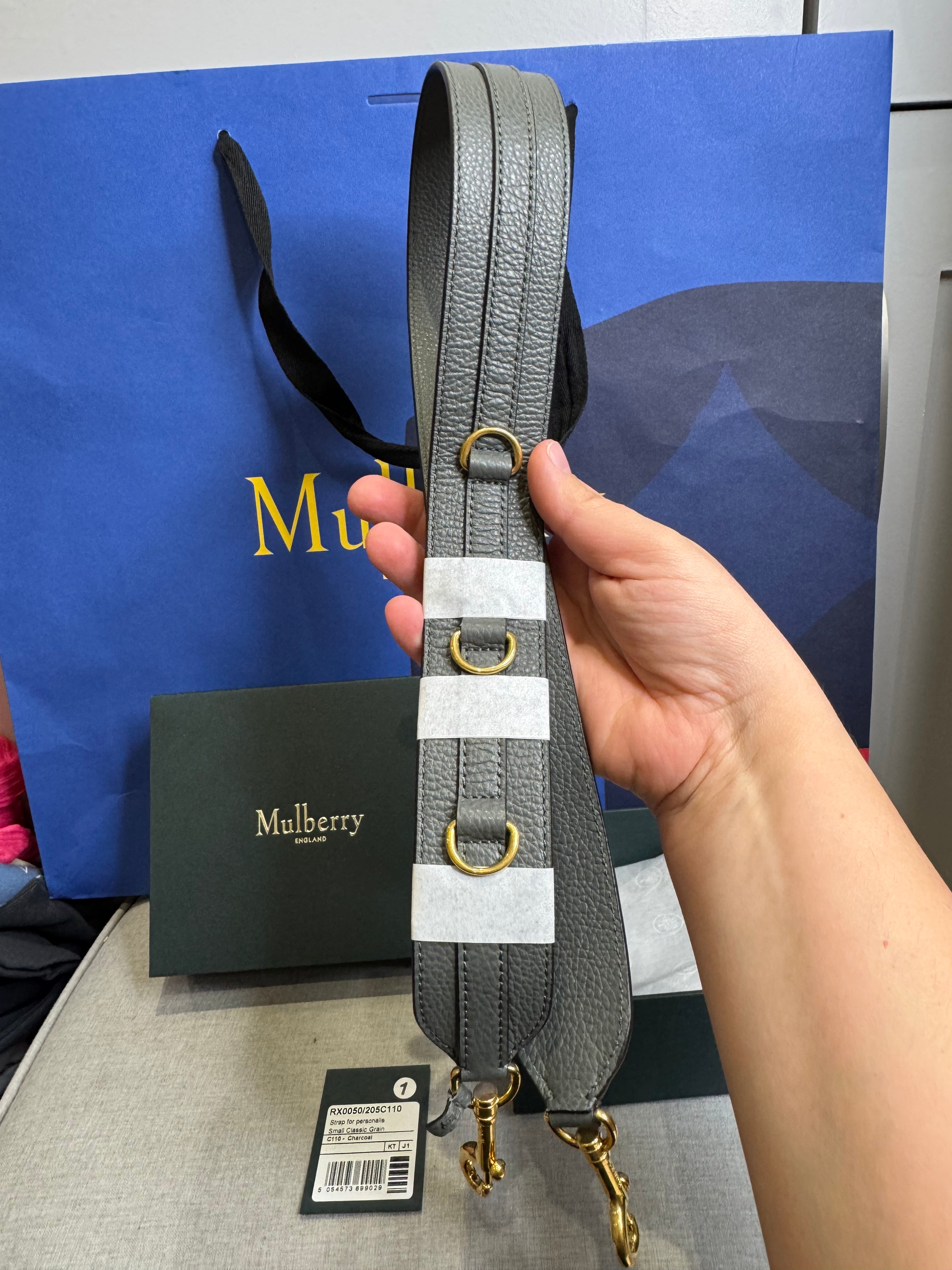 New Mulberry Personalisation Leather Shoulder Bag Strap