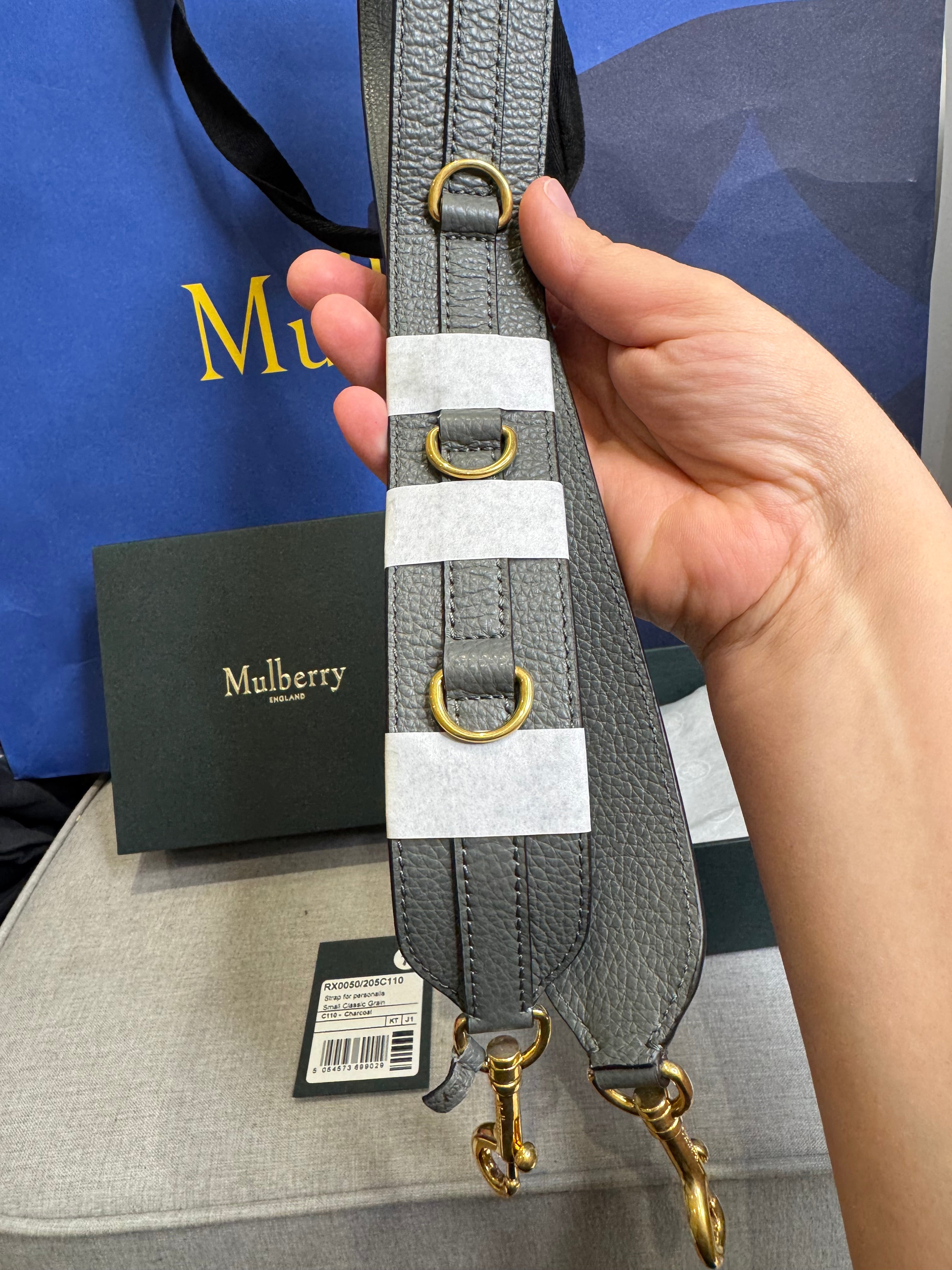 New Mulberry Personalisation Leather Shoulder Bag Strap