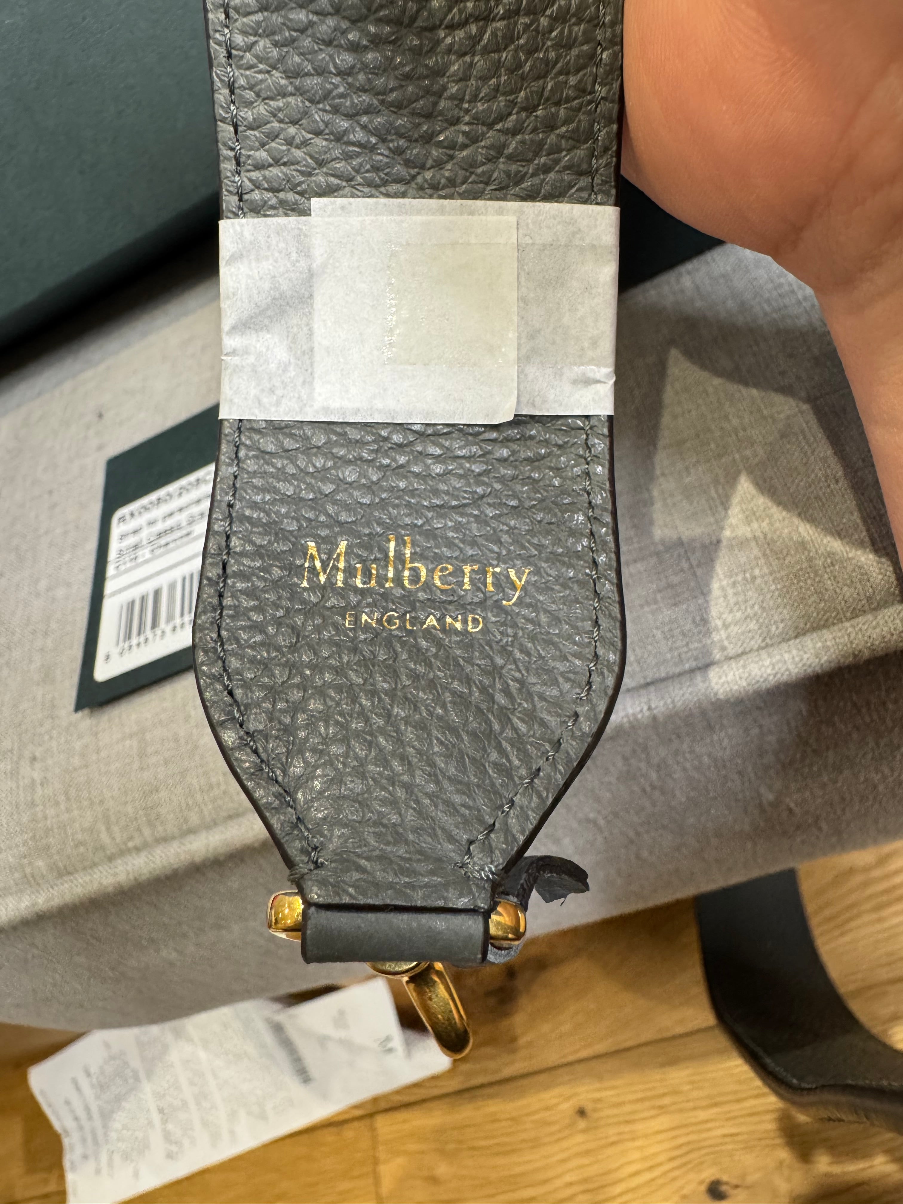 New Mulberry Personalisation Leather Shoulder Bag Strap