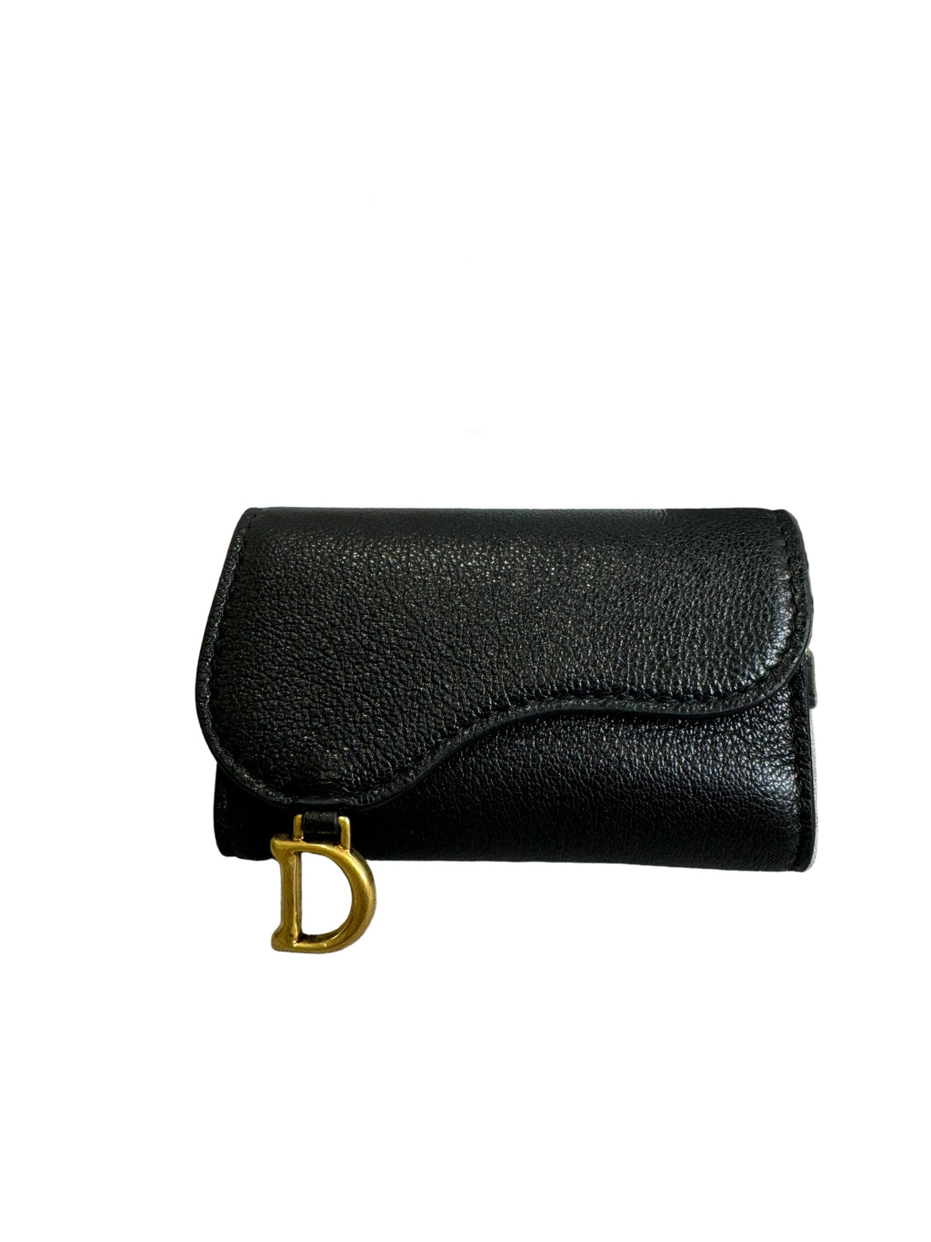 New Christian Dior Saddle Style Key Holder Wallet