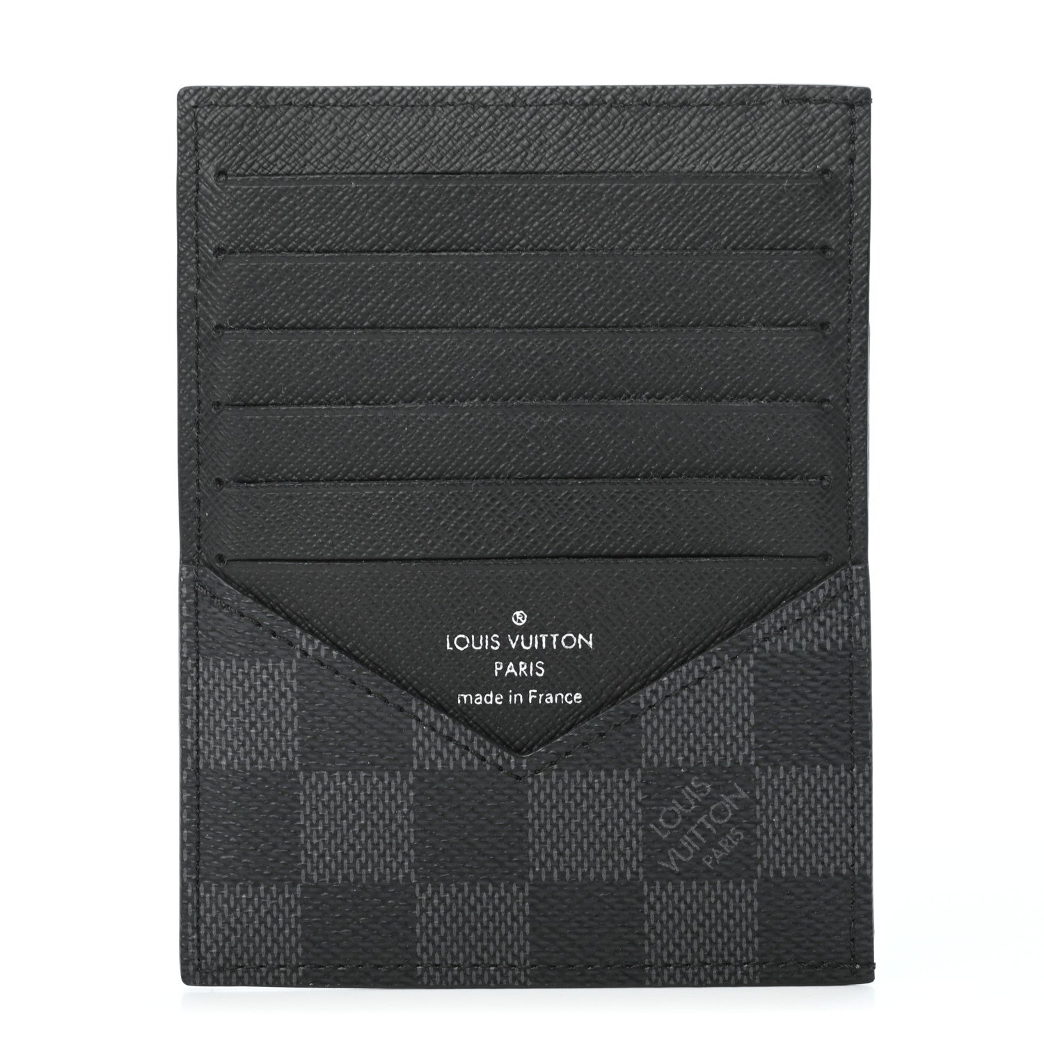 Pre-Owned Louis Vuitton Men’s Card Holder wallet in Damien Graphite